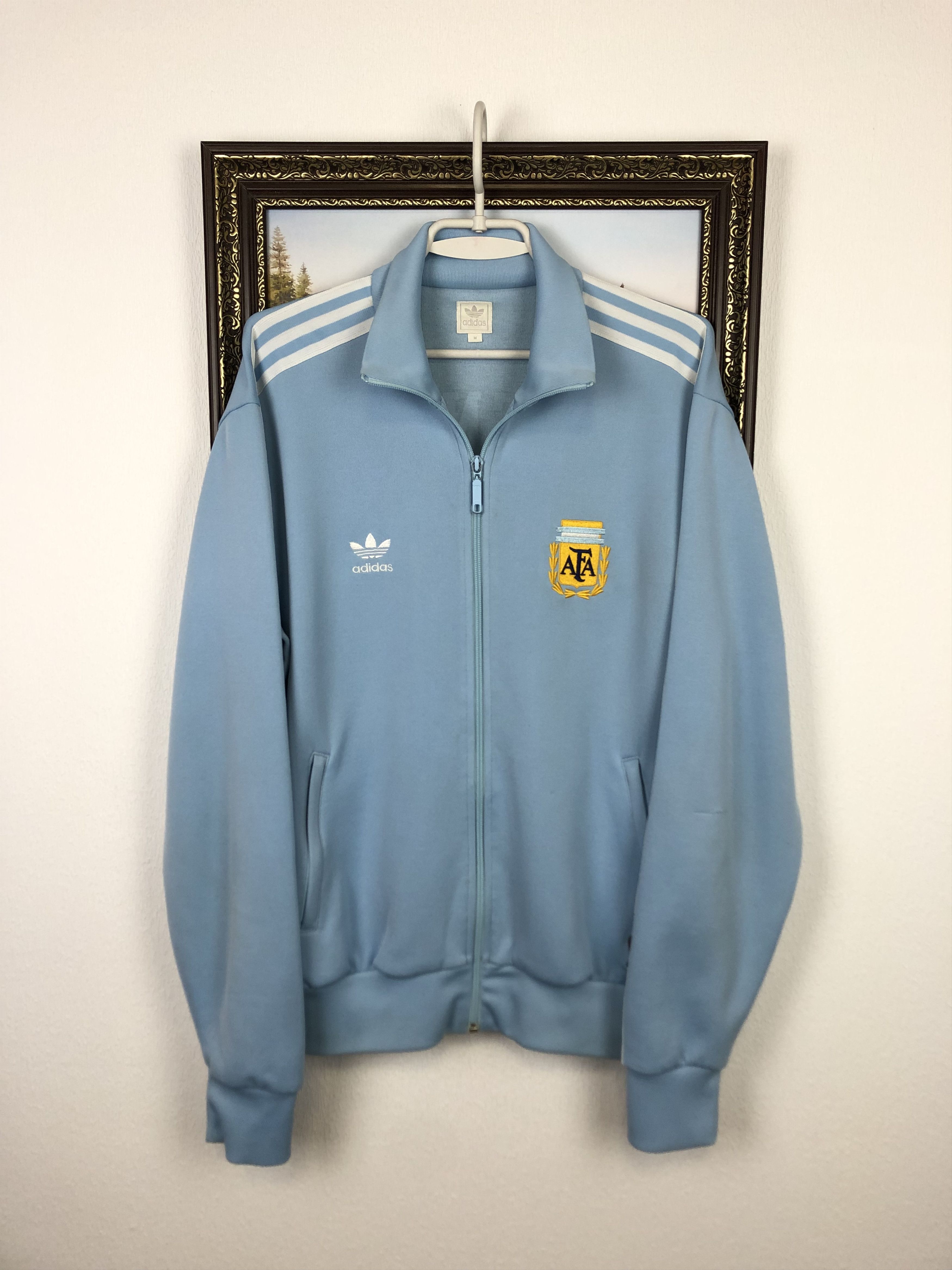 Vintage Adidas Originals Argentina Football Jacket Track