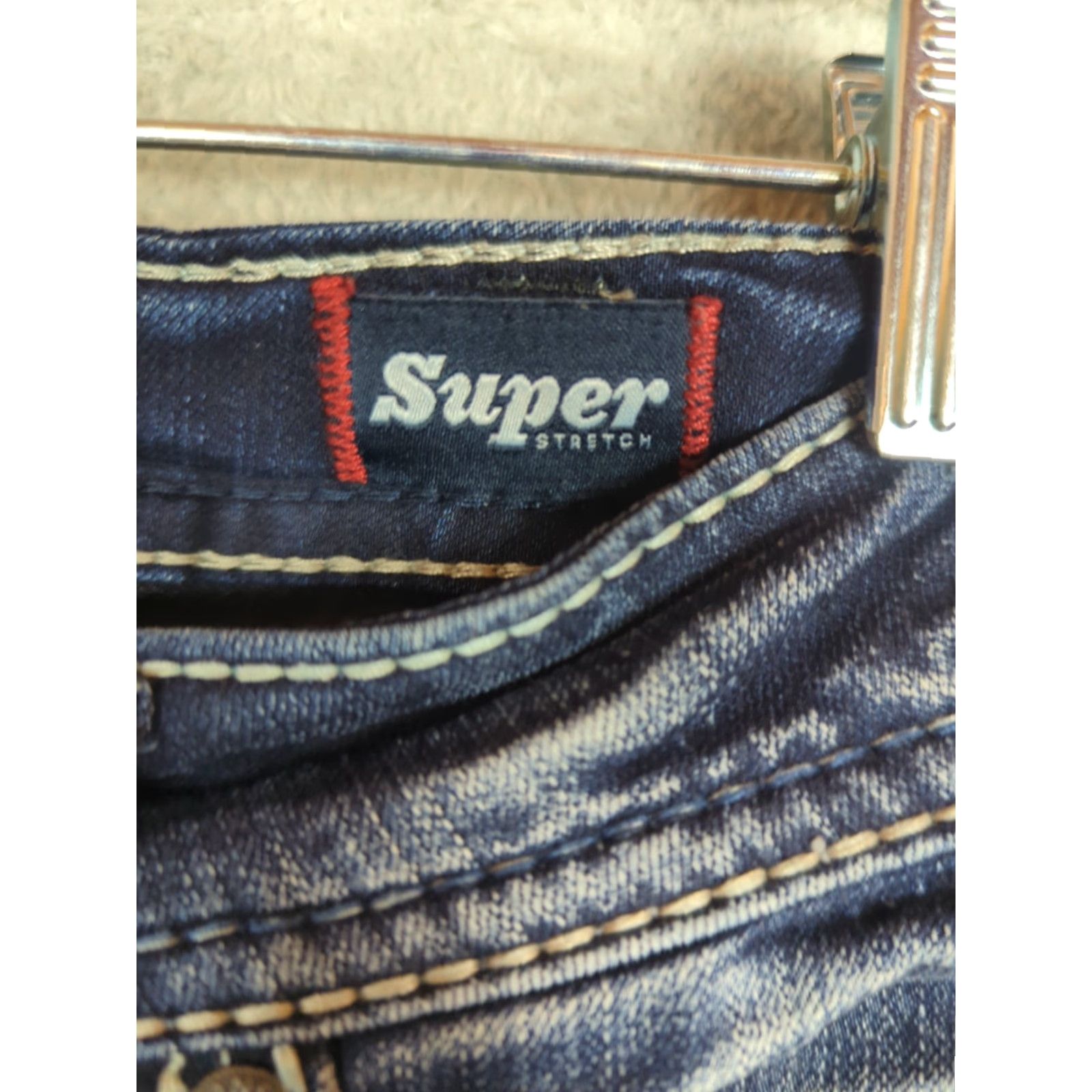 Silver Jeans Co. Silver Jeans Suki High Boot Cut Super Stretch 32X33 Medium Wash Women Jeans Regular 5-Pocket Logo Embellished"} Size 24" / US 00 / IT 34 - 4 Thumbnail
