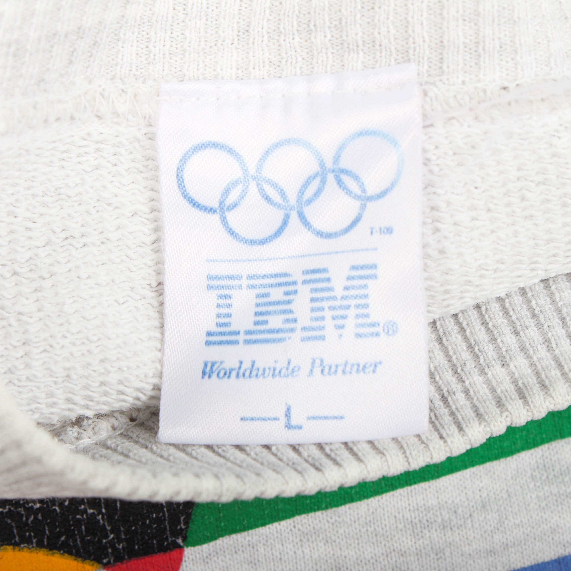 USA Olympics Vintage Nagano 1998 Olympics Sweatshirt IBM Crewneck Size US L / EU 52-54 / 3 - 9 Thumbnail
