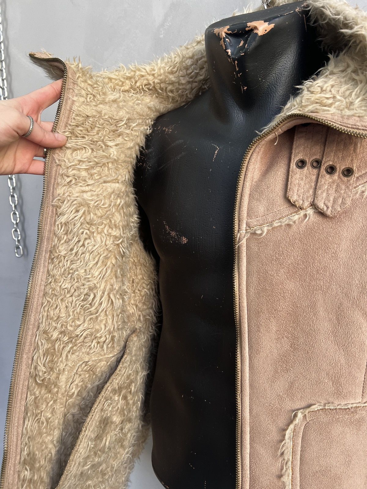 Hysteric Glamour Rare fur bomber yohji ysmamoto style japanese y2k Size US M / EU 48-50 / 2 - 10 Thumbnail