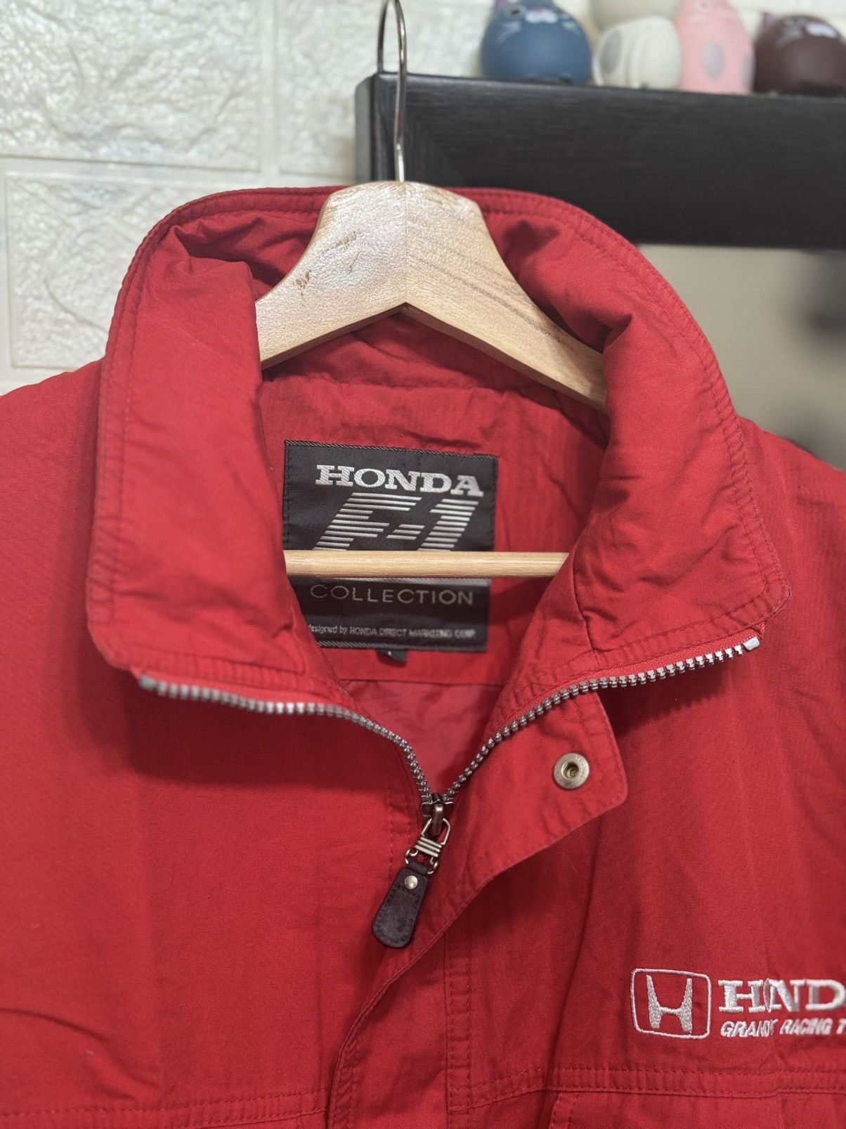 Honda Vintage 90s Honda Grand-prix Racing Team bomber jacket Size US L / EU 52-54 / 3 - 4 Thumbnail
