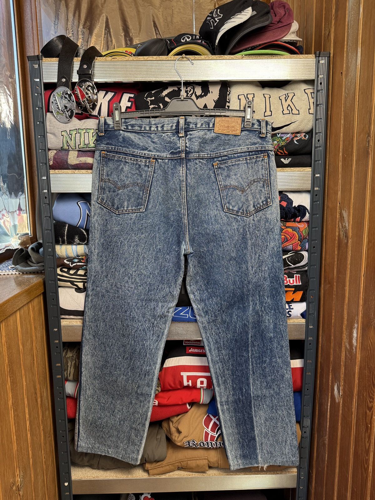 Levi's BAGGY 90s Levis 550 Denim Jeans Vintage Blue Baby Size US 38 / EU 54 - 2 Thumbnail