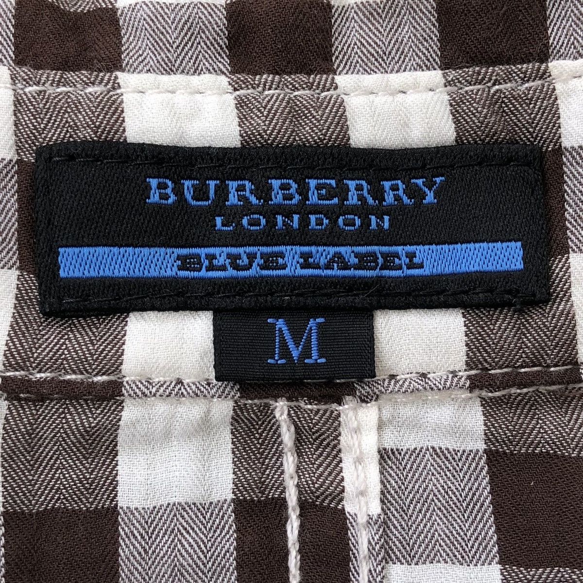 Burberry Burberry London Blue Label Mens Checkered Short Sleeve Shirt Size US M / EU 48-50 / 2 - 10 Thumbnail