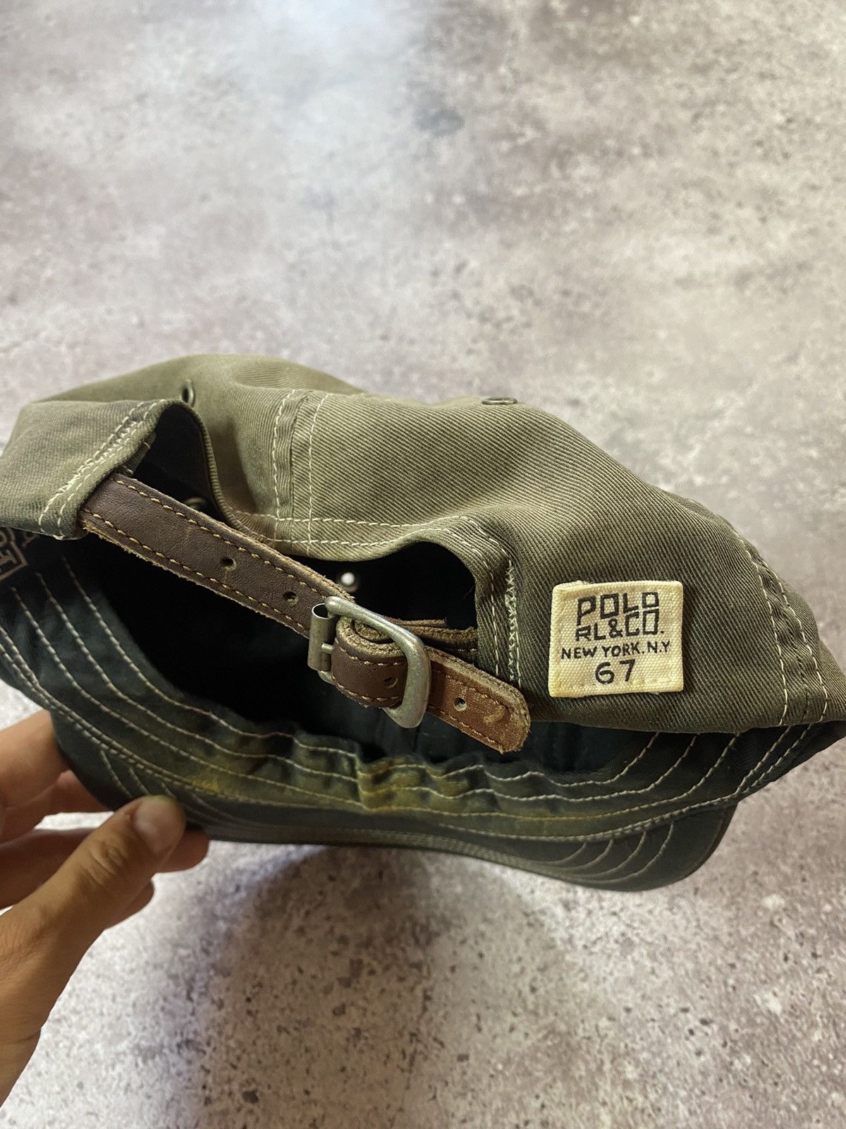 Polo Ralph Lauren Rare Vintage Grey Cap Polo Ralph Lauren 90’s Size ONE SIZE - 4 Thumbnail