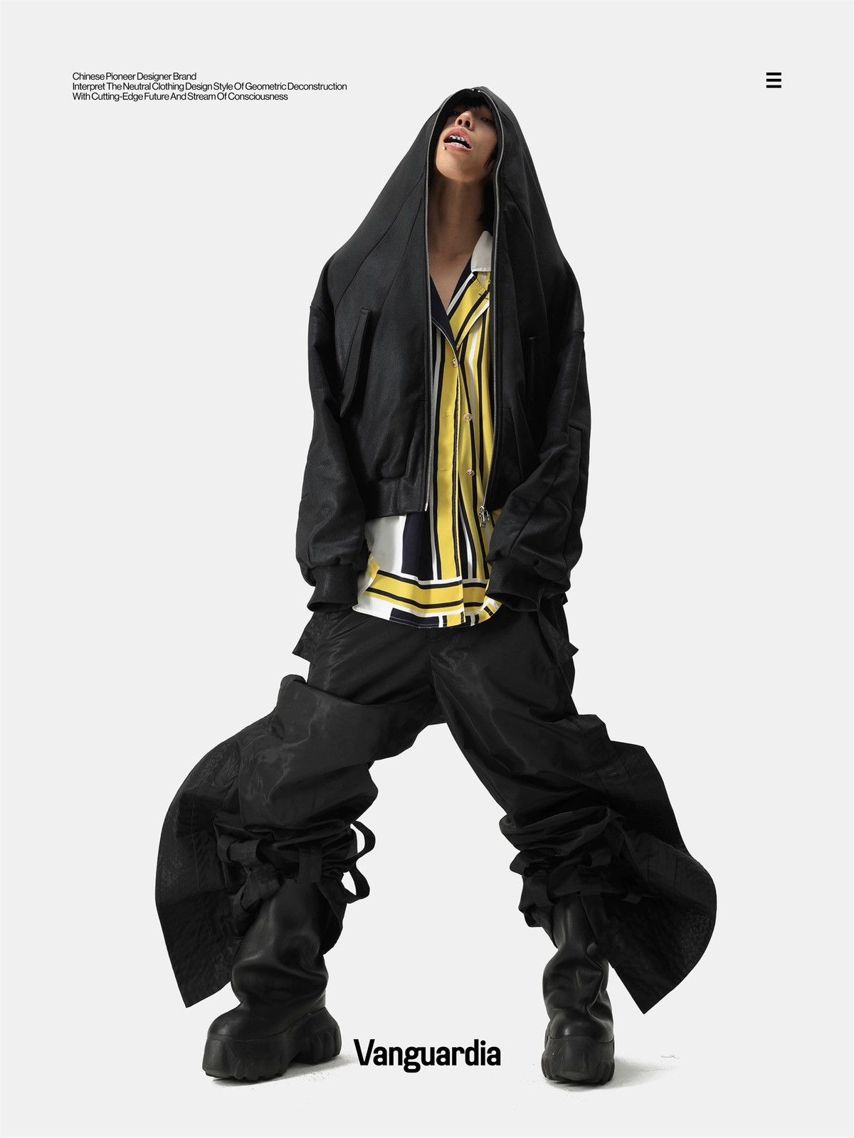 Other “Vanguardia 25AW avant-garde dark deconstr liquid-metal gl Size US 32 / EU 48 - 4 Thumbnail