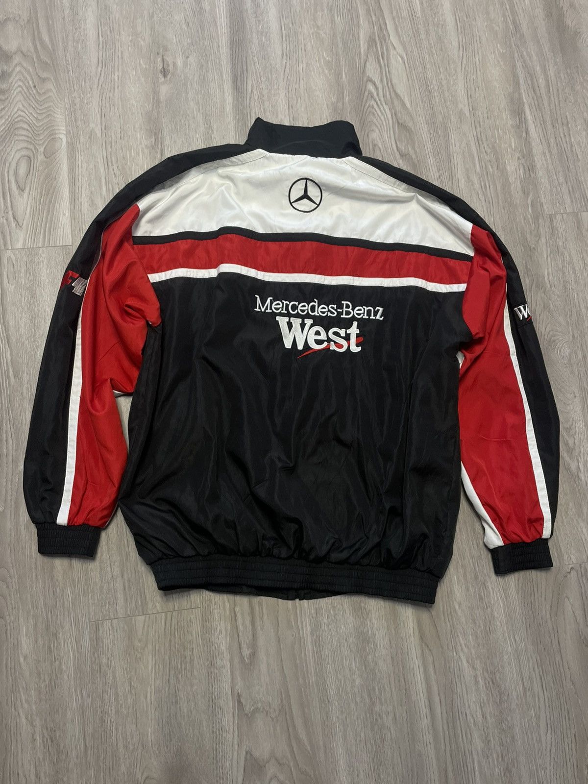 image of Mercedes Benz x Racing Vintage Mercedes-Benz West Mclaren Racing Jacket F1 Team, Men's (Size 2XL)