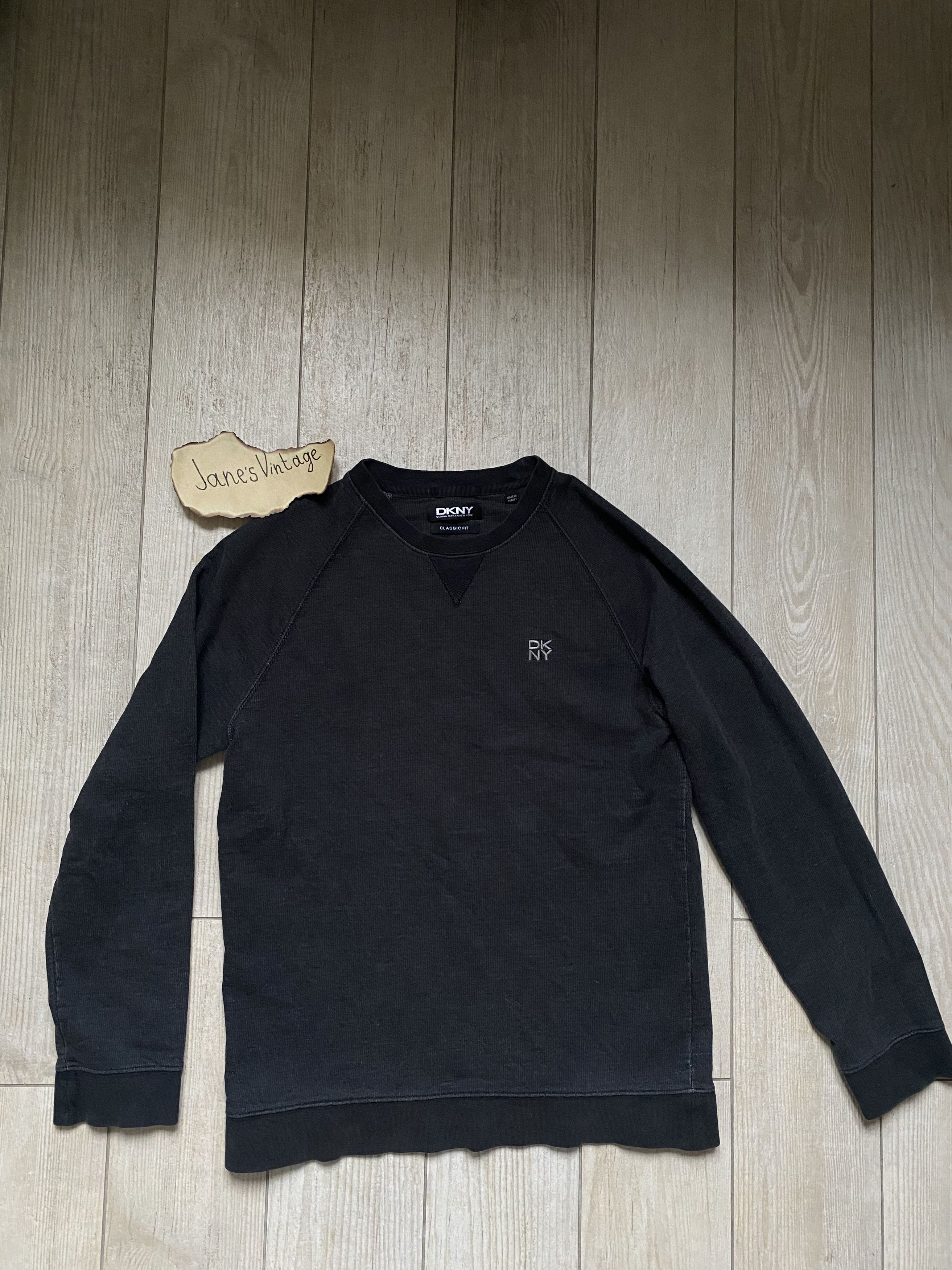DKNY DKNY Black and Gray Sweater Size US M / EU 48-50 / 2 - 1 Thumbnail