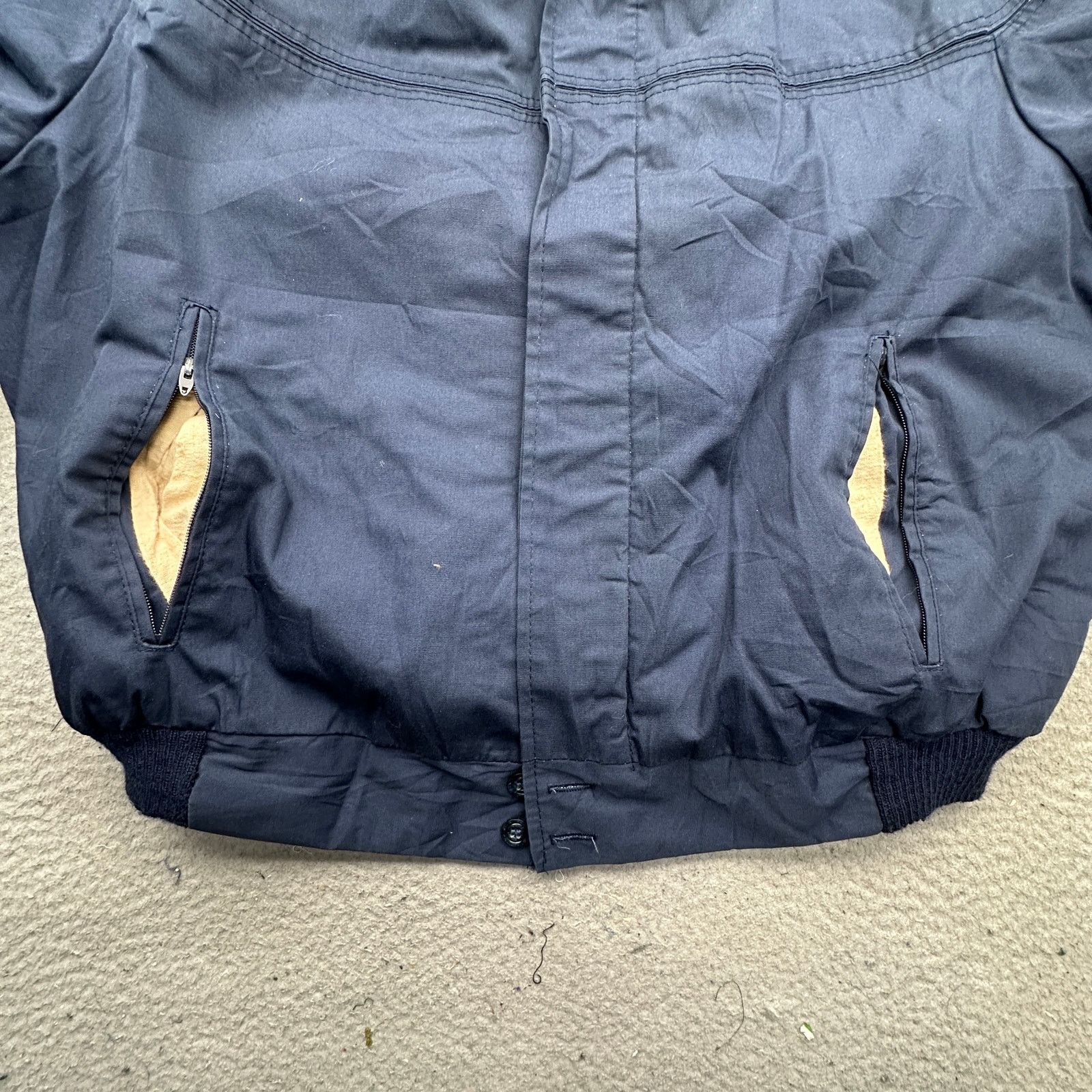 Vintage Vintage 80s Polyester Quilt Lined Bomber Flight Jacket XL Size US XL / EU 56 / 4 - 10 Thumbnail
