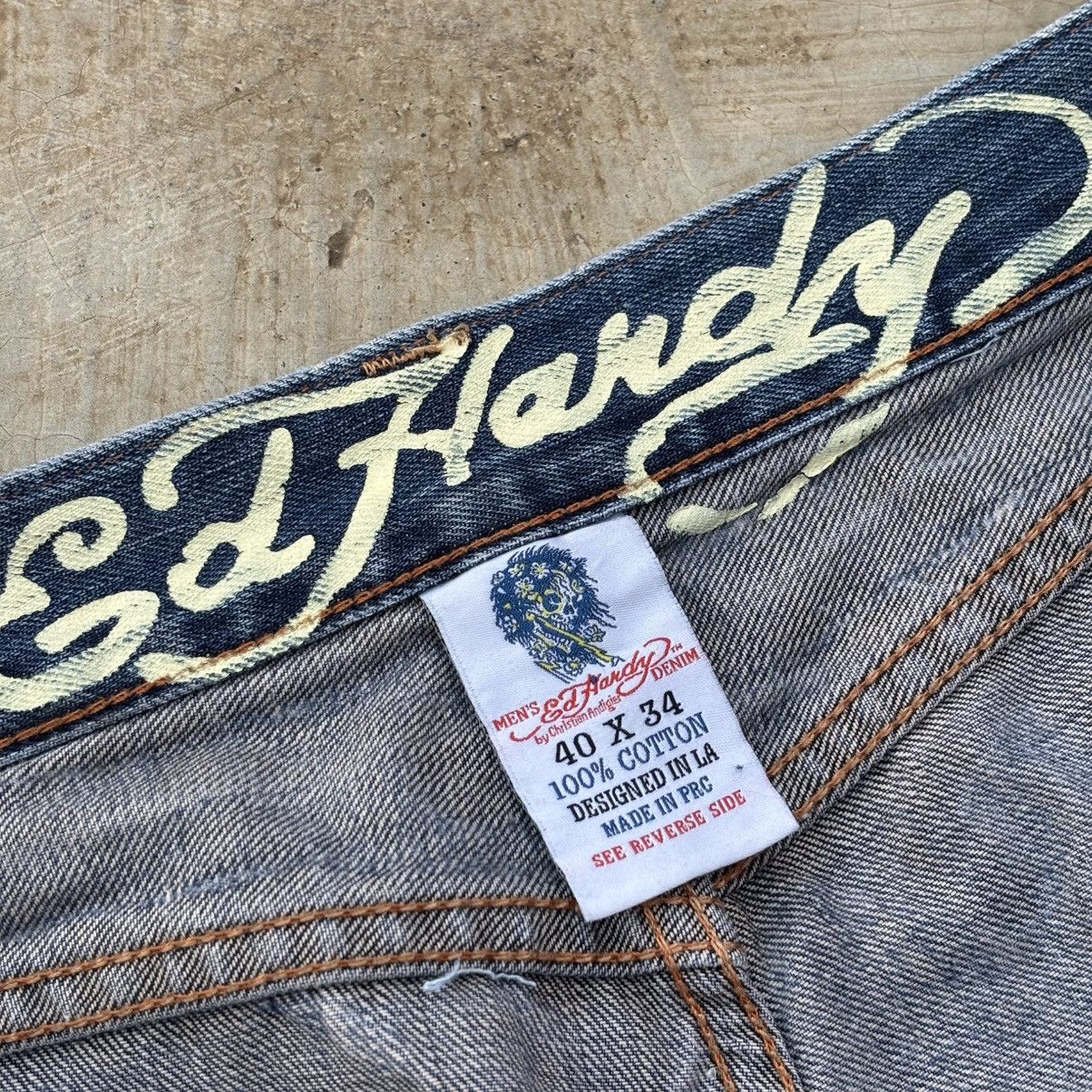 Ed Hardy Vintage 00s Edhardy Denim Y2K Jeans Size US 40 / EU 56 - 11 Thumbnail