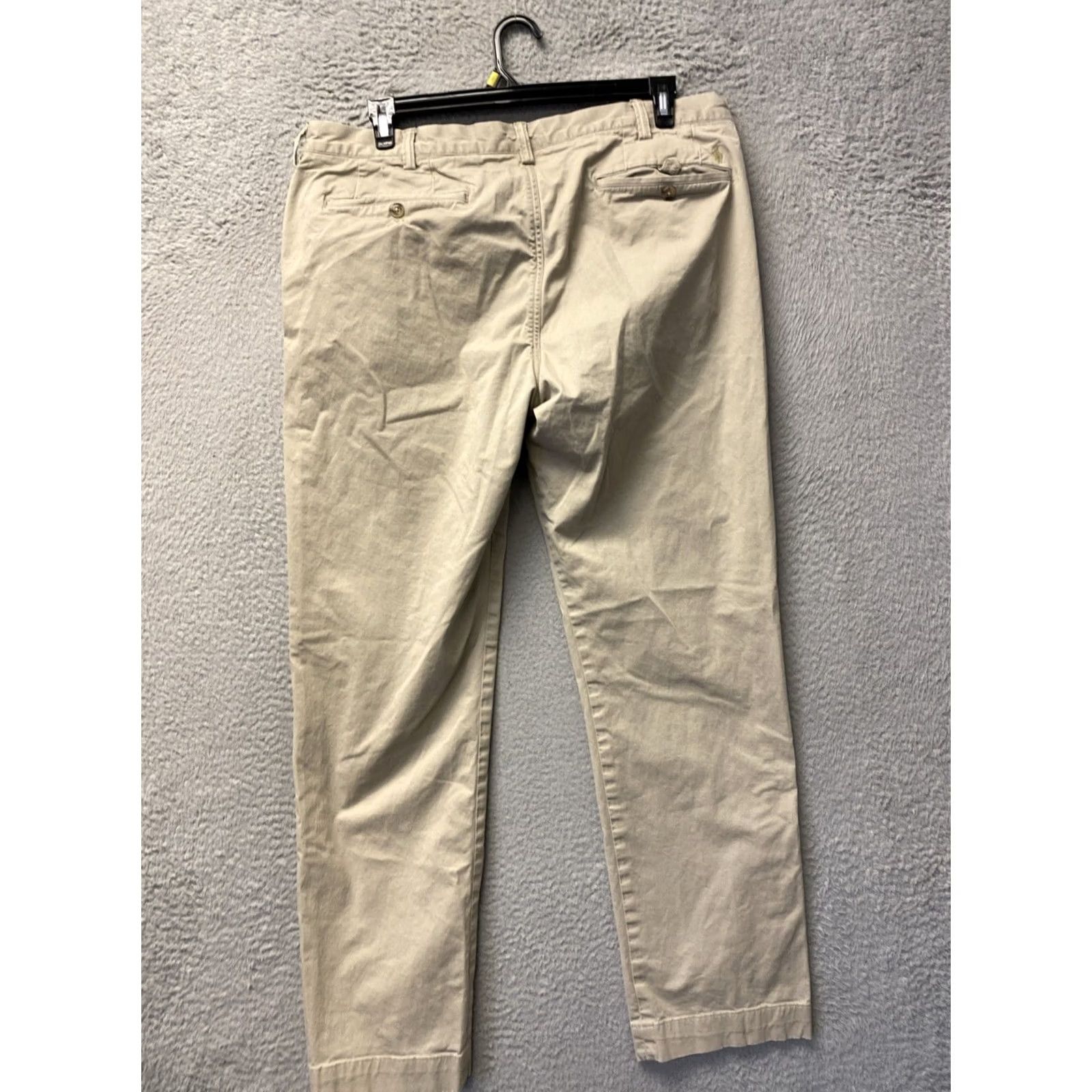 Polo Ralph Lauren Ralph Lauren Chino Pants Men 38x32 Light Tan /0772 Casual, Flat Front, Straight Leg, Cotton Twill, Button Zip Closure, Logo, Pockets, Preston Pant Size US 38 / EU 54 - 5 Thumbnail