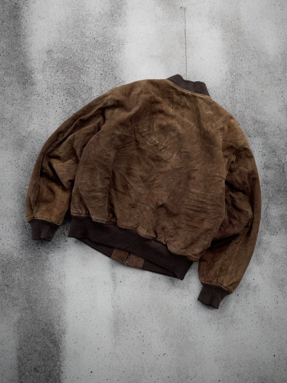 Japanese Brand 🔥 Milano Connection by Taka Q Goatskin Leather Bomber Jacket Size US L / EU 52-54 / 3 - 3 Thumbnail