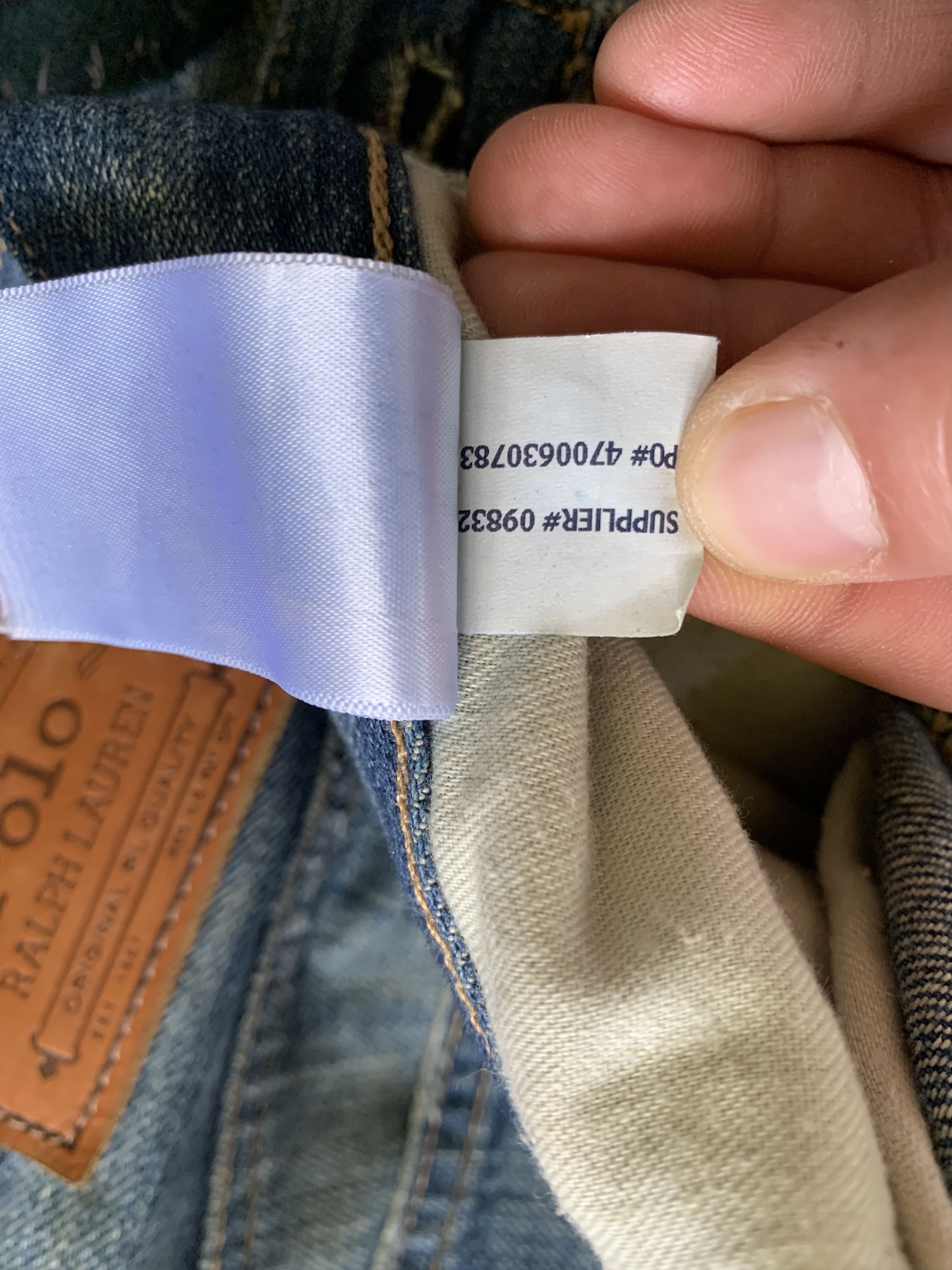 Polo Ralph Lauren Polo Ralph Lauren Blue Denim Jeans Size US 26 / EU 42 - 13 Thumbnail