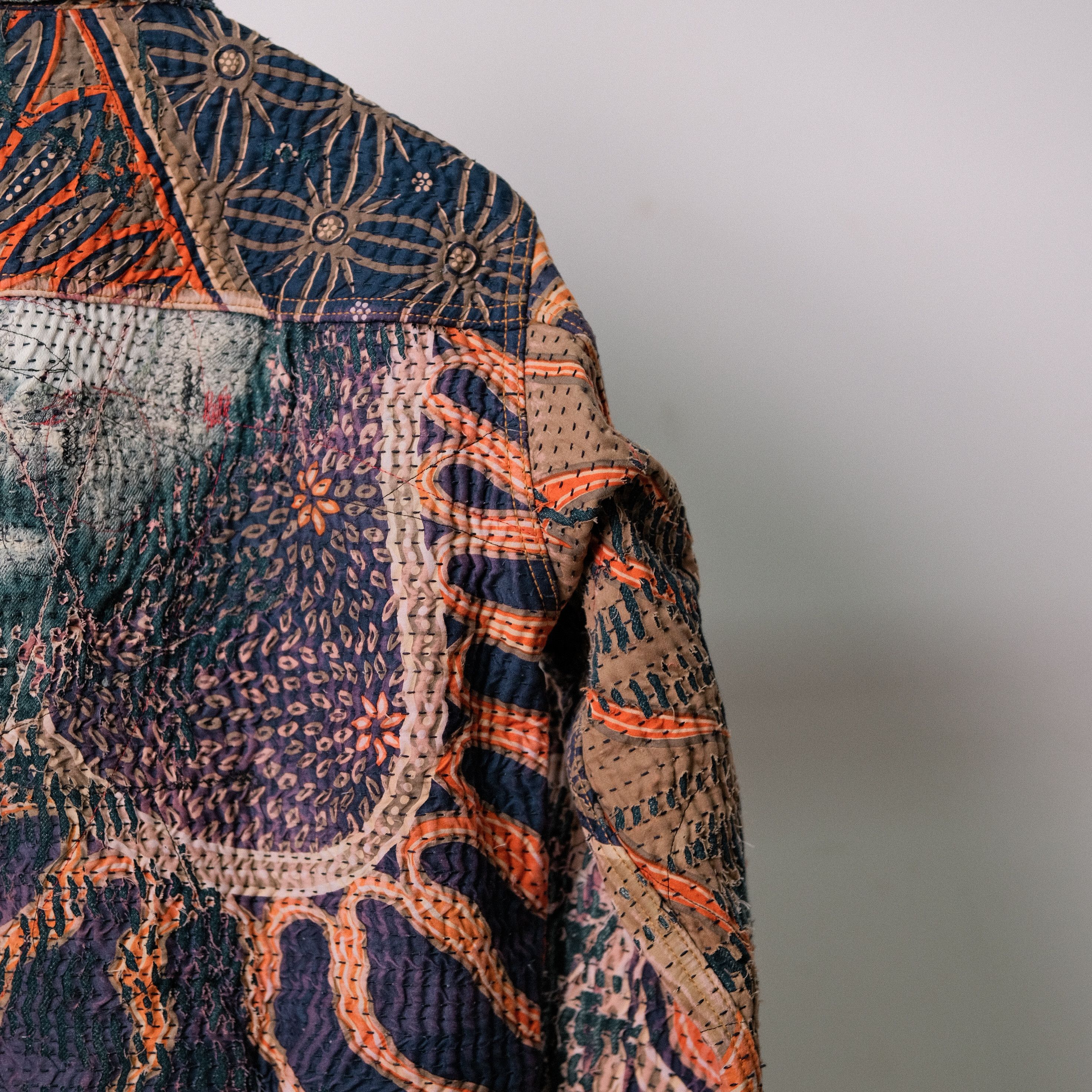 Levi's Levis 71507 Selvedge X Sashiko Boro Etnic Jacket Size US M / EU 48-50 / 2 - 4 Thumbnail