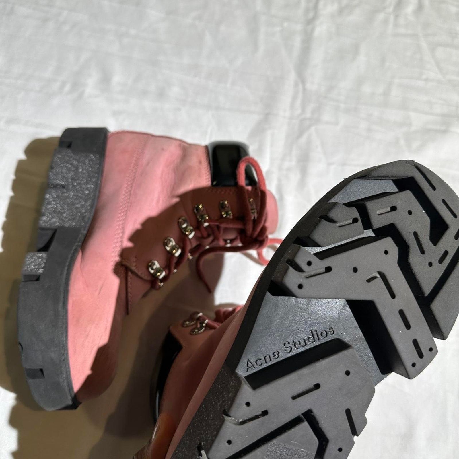 Acne Studios Acne studios pink timberland style Size US 5 / IT 35 - 3 Thumbnail