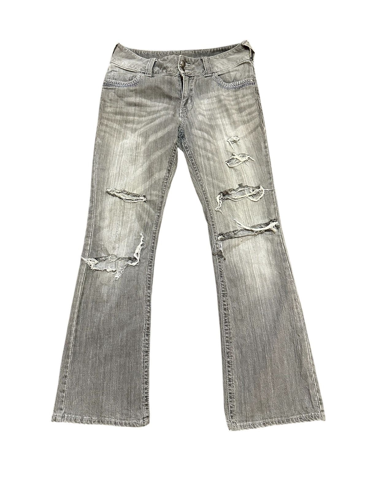 Japanese Brand japanese brand baggy pants distress Size US 33 - 1 Thumbnail