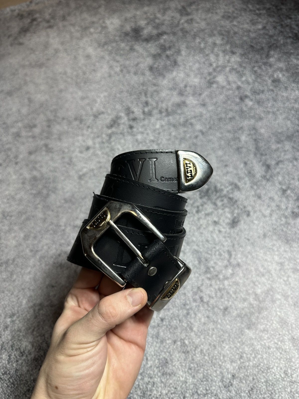 Levi's Y2K Vintage Levi Logo Belts Streetwear Leather USA Rare VTg Size ONE SIZE - 1 Thumbnail