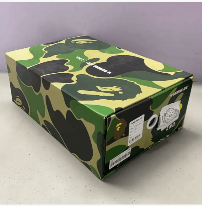 Bape A Bathing Ape Bapesta Low White Green Red Sneakers Size US 12 / EU 45 - 8 Thumbnail