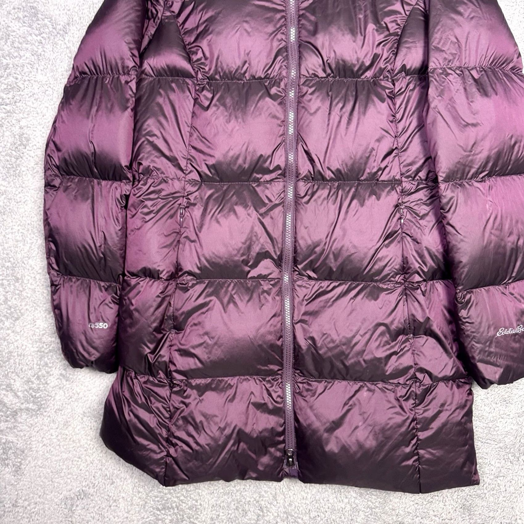 Eddie Bauer Eddie Bauer Luna Peak Down Parka Womens L Jacket Quilted Puffer EB550 Purple Size L / US 10 / IT 46 - 2 Thumbnail