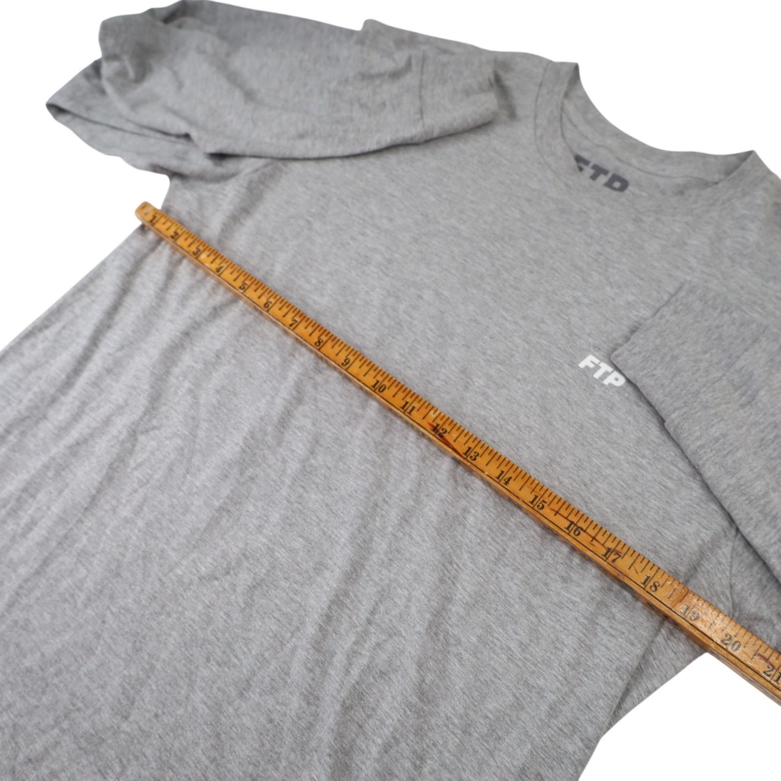 Fuck The Population FTP Small Spellout Long Sleeve T Shirt Size US M / EU 48-50 / 2 - 6 Thumbnail