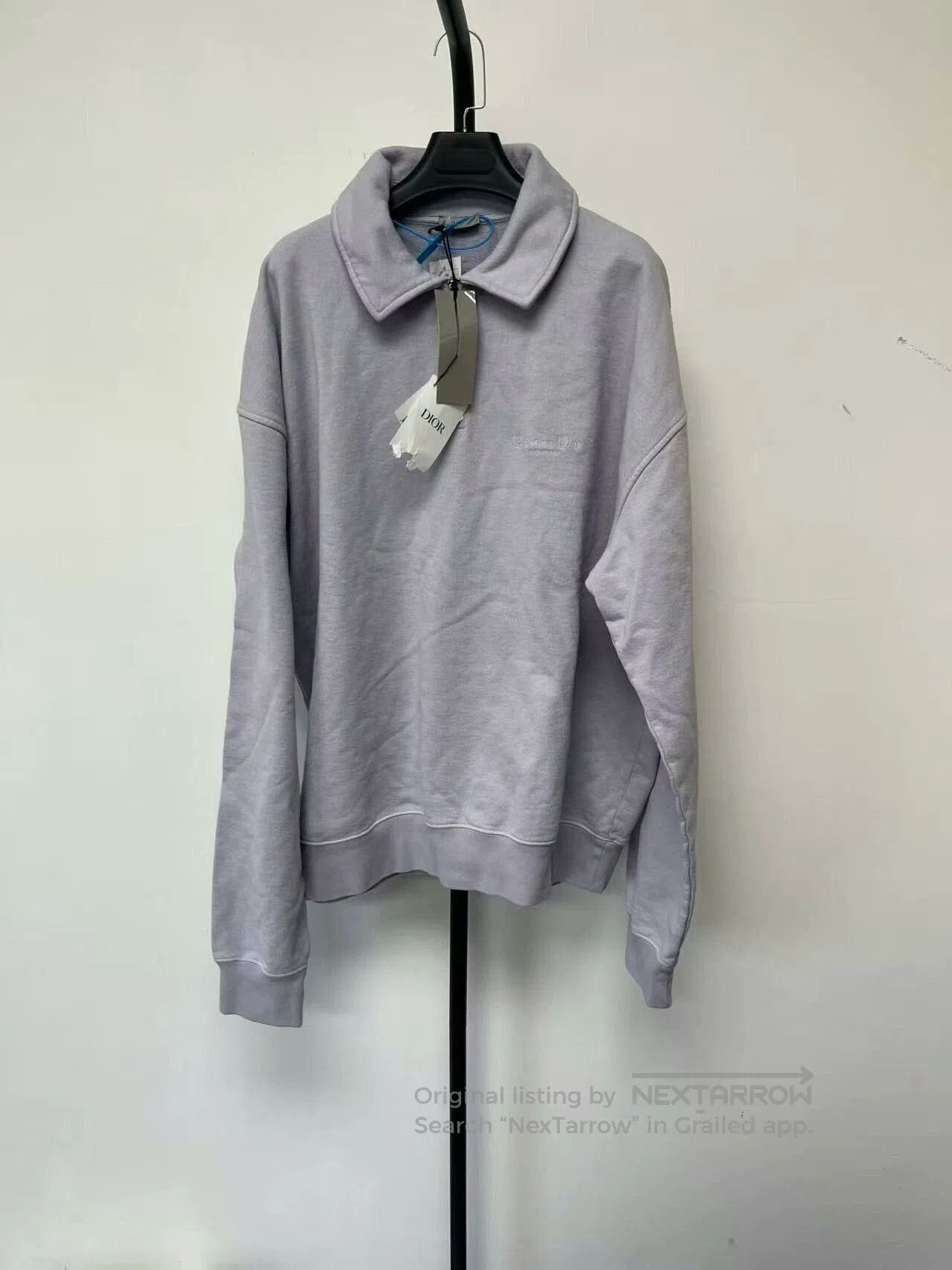 Dior dior purple logo half-zip sweatshirt. Size US XXL / EU 58 / 5 - 1 Thumbnail