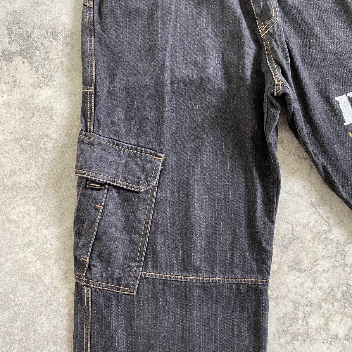 Japanese Brand 2000’s Y2K PJ’S Surf Japan Cargo Baggy Vintage Denim Jeans Size US 32 / EU 48 - 8 Thumbnail