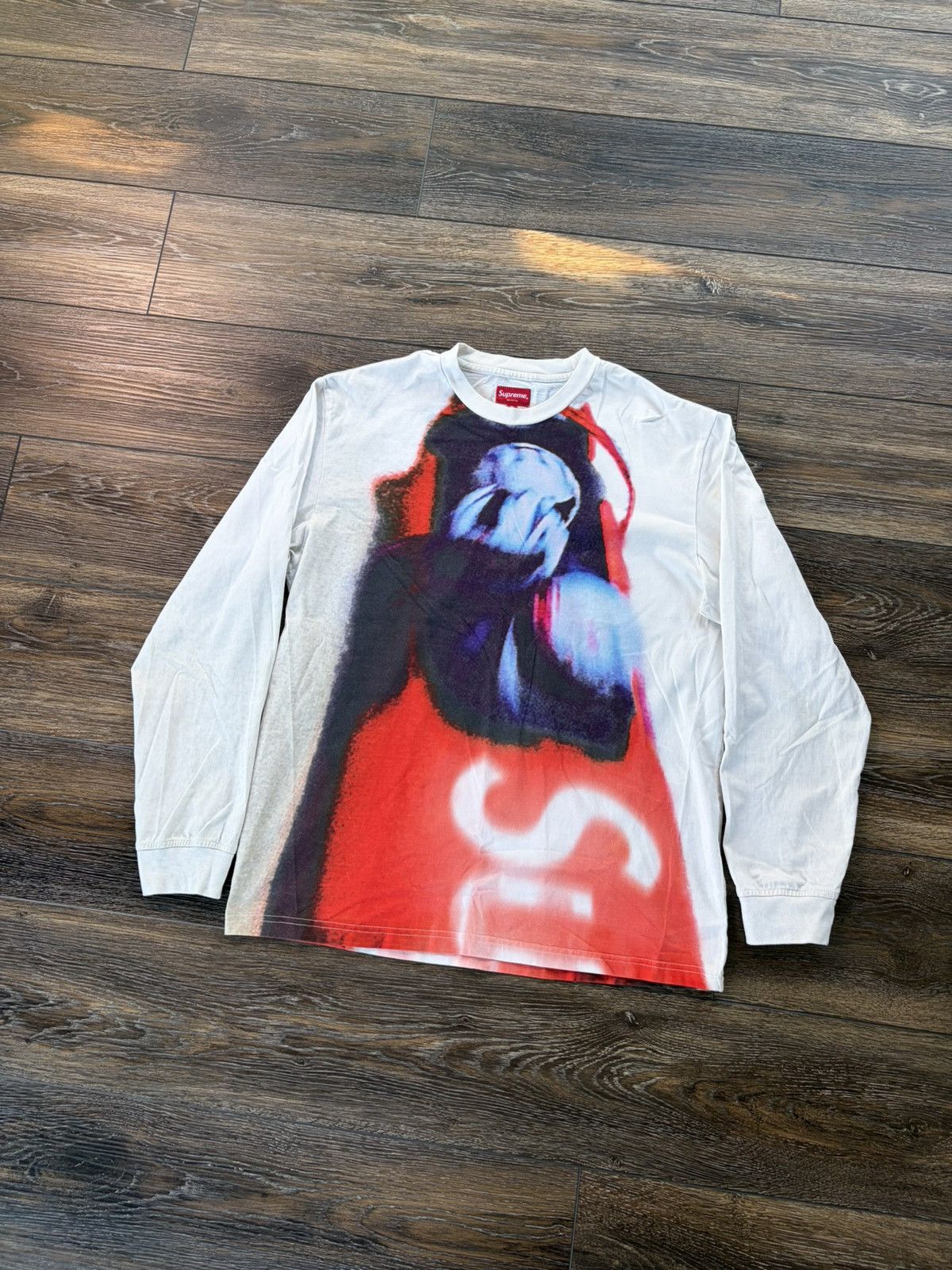 Supreme Supreme Ripple L/S SS18 Navy | Grailed