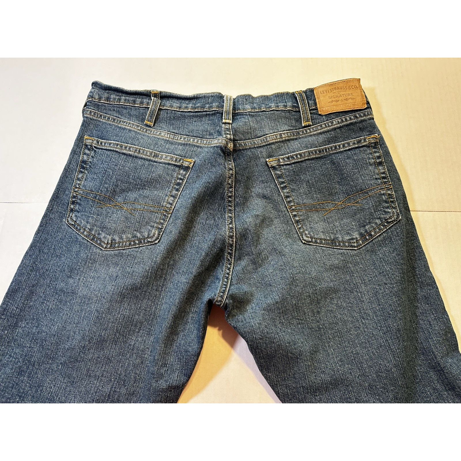 Levi's Levis Signature Bootcut Jeans 34x30 Denim Streetware Western Size US 34 / EU 50 - 15 Thumbnail