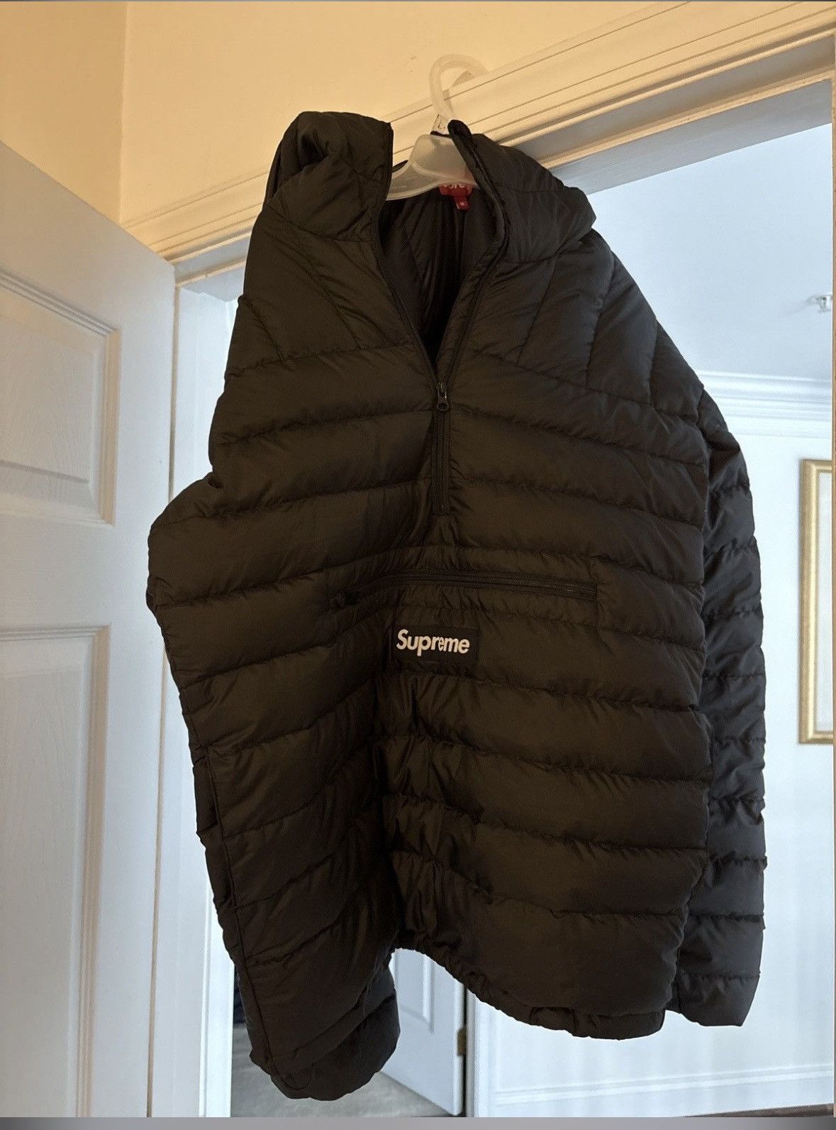 Supreme Supreme Micro Down Half Zip Hooded Pullover 'Black' Size US M / EU 48-50 / 2 - 1 Thumbnail