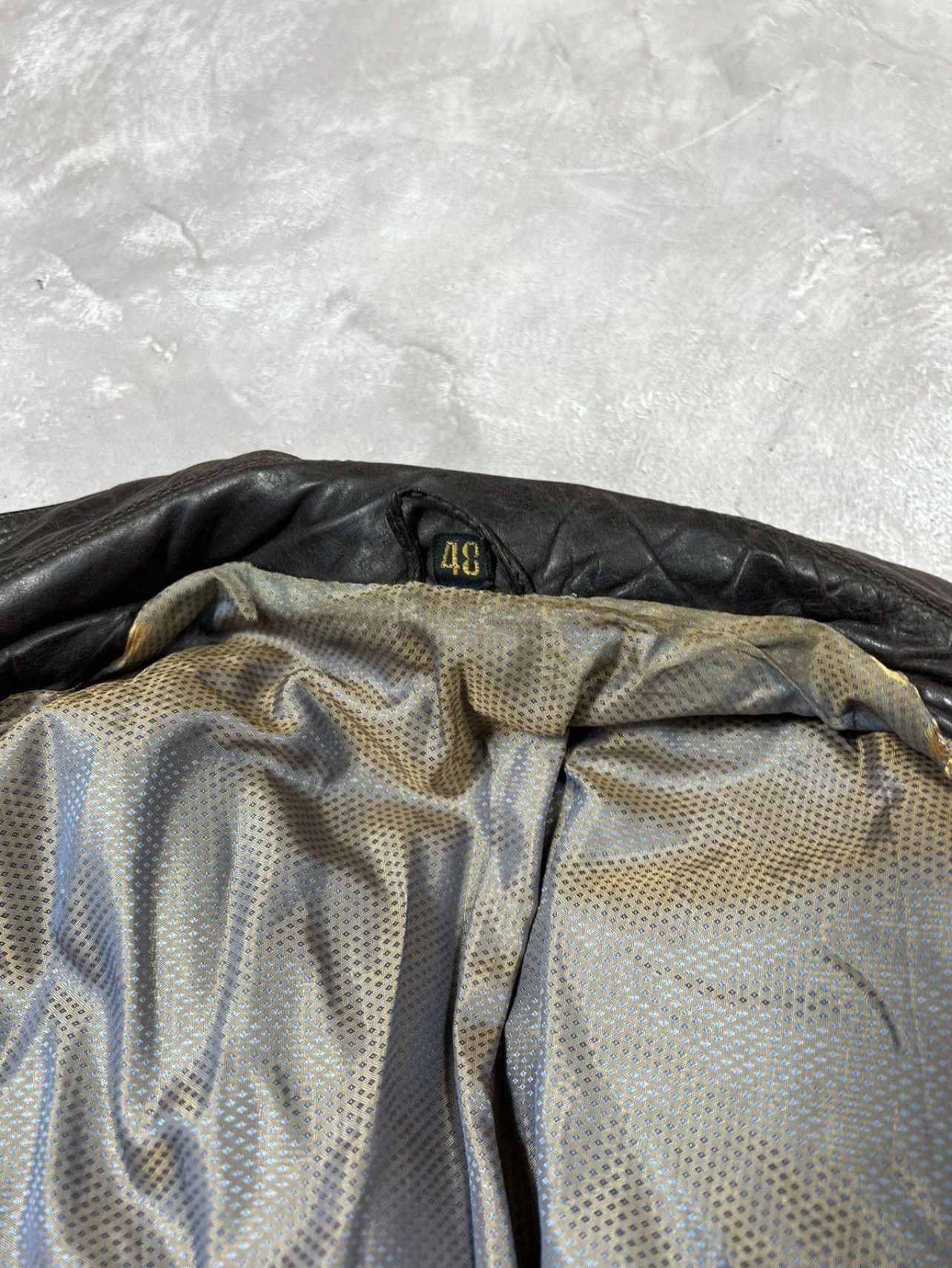 Vintage Vintage Biker Leather Y2k Bomber Jacket Size US M / EU 48-50 / 2 - 11 Thumbnail