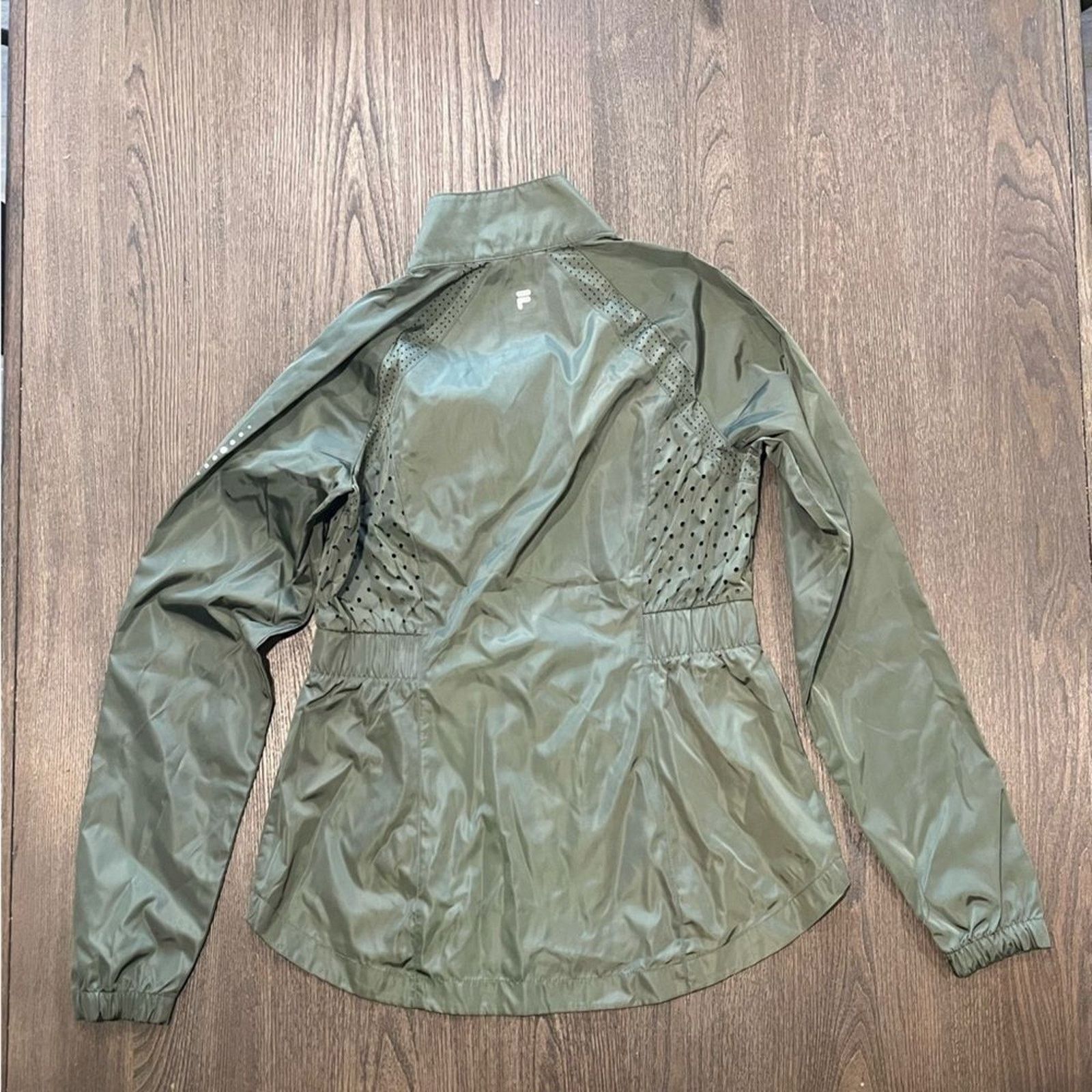 Fila NWOT Fila Womens Army Green Rain Jacket - Size XS Size XS / US 0-2 / IT 36-38 - 5 Thumbnail