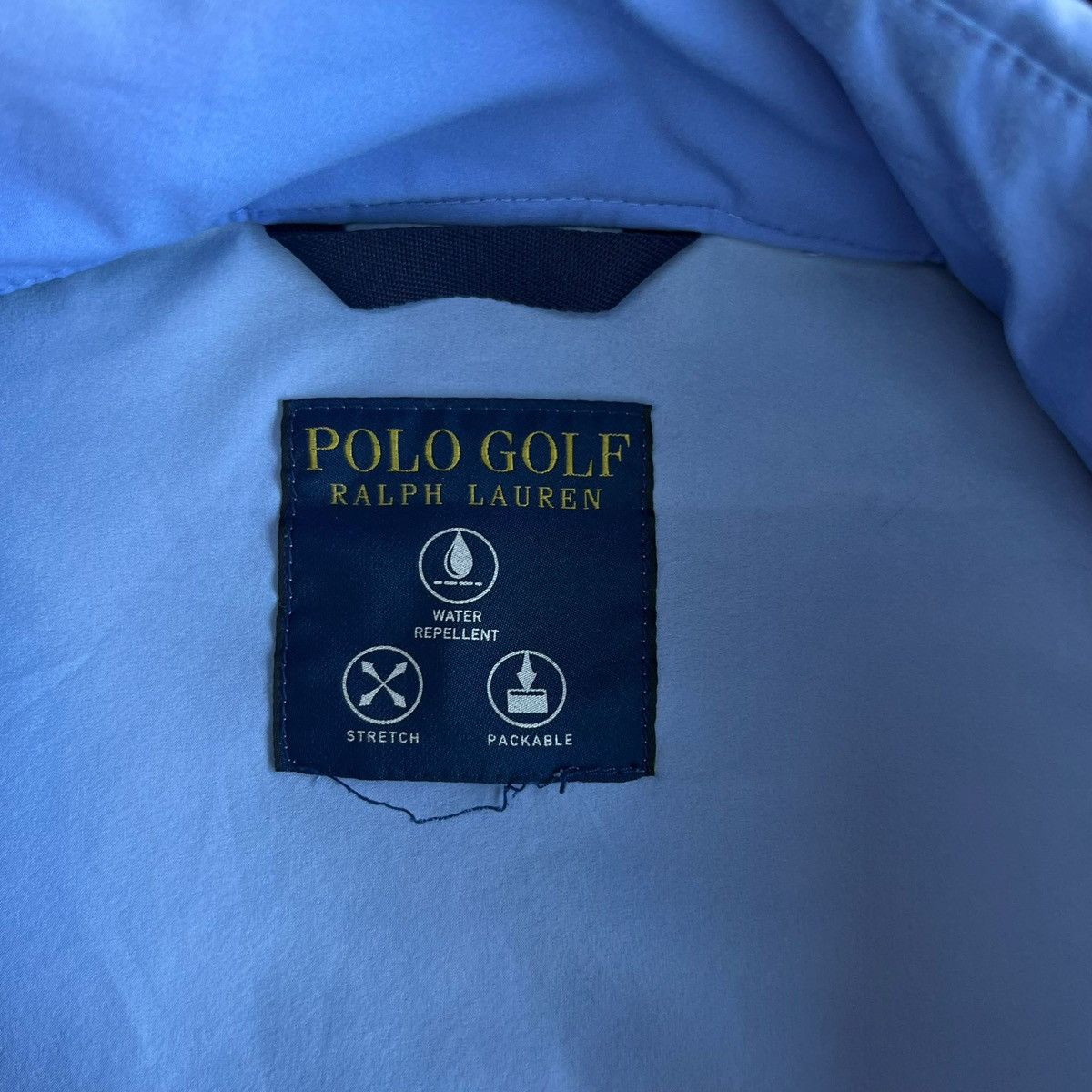 Polo Ralph Lauren × Vintage Polo Golf Ralph Lauren Windbreaker Jacket Blue Gorpcore Size US XXL / EU 58 / 5 - 4 Thumbnail
