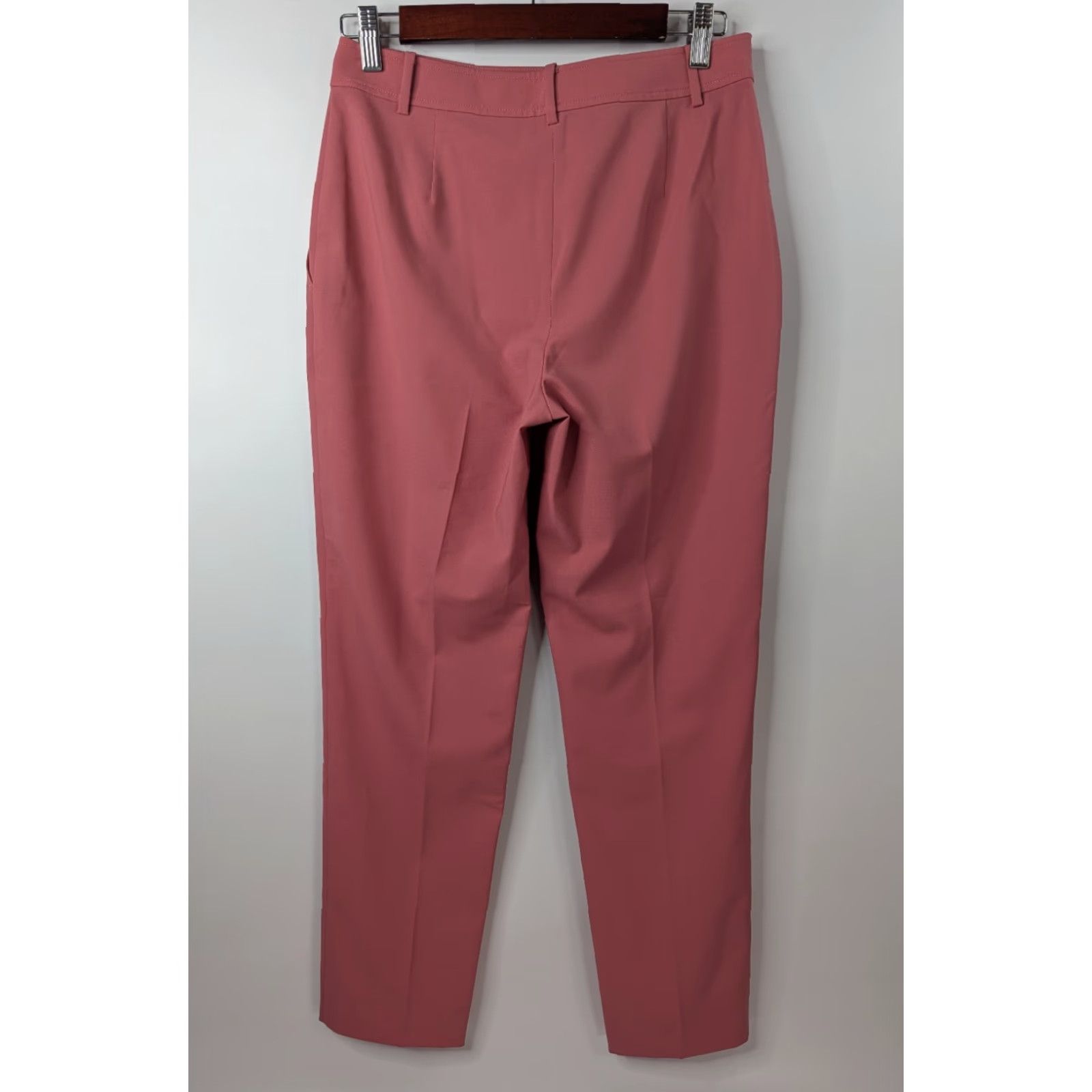 St. John St John Pants Women 2 Pink Straight Trouser Dress Slacks Wool Spandex Knit Modern Classic Business Workwear Size 26" / US 2 / IT 38 - 4 Thumbnail