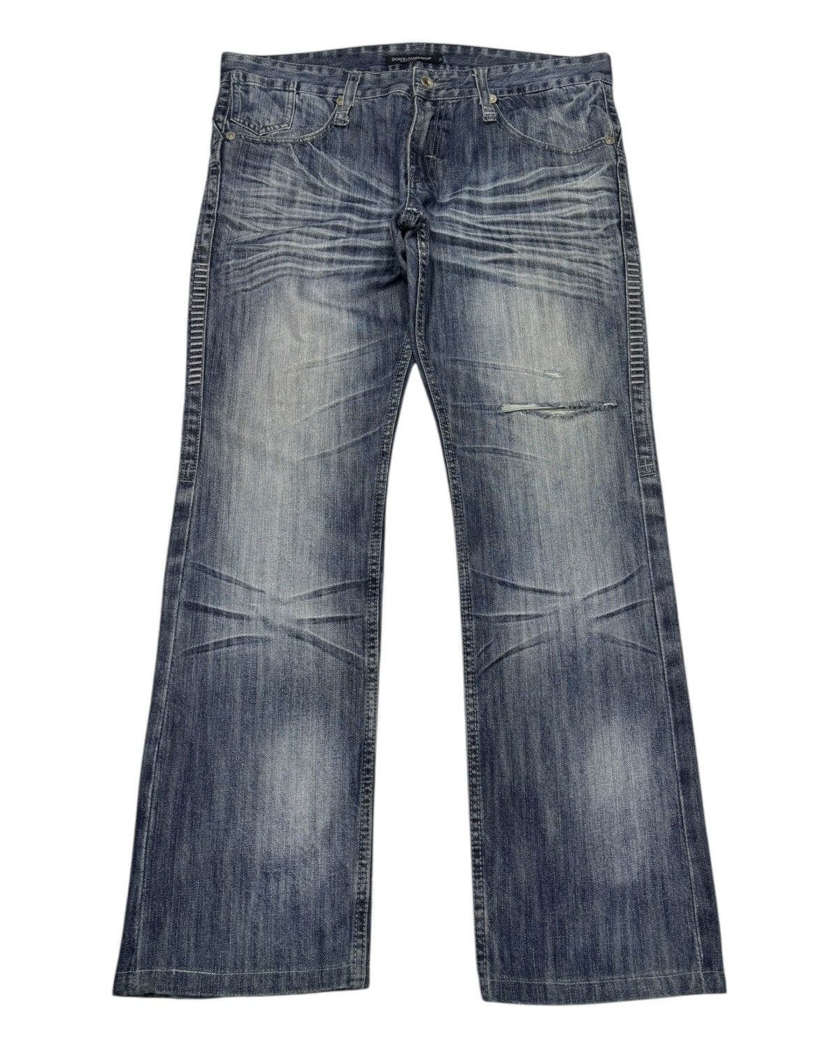 Dior Claw Mark Dolce & Gabbana Distressed Denim Jeans Size US 40 / EU 56 - 1 Thumbnail