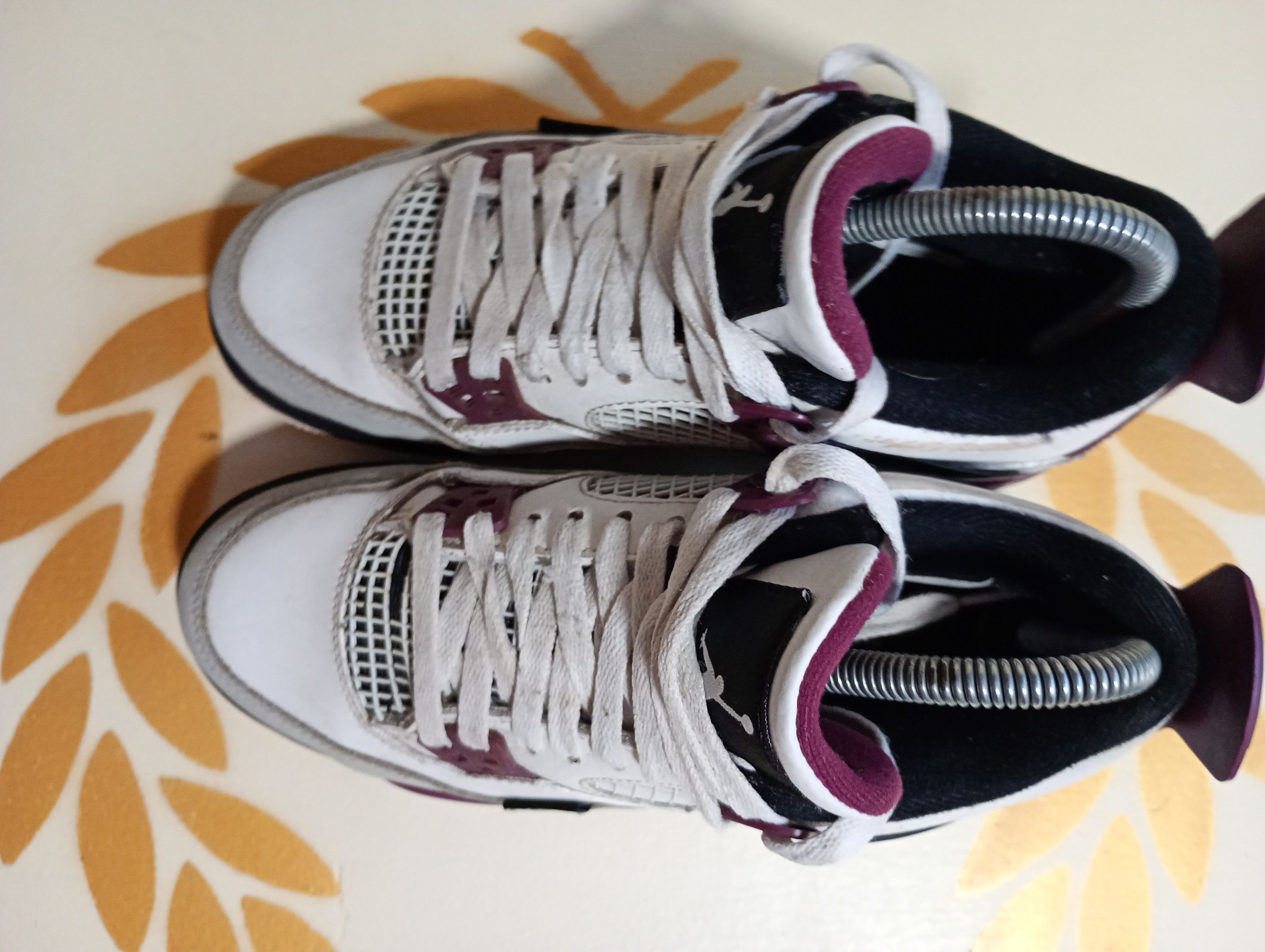 Jordan Brand Nike Air Jordan 4 Retro X Paris Saint Germain Sneakers Size US 7.5 / IT 37.5 - 4 Thumbnail