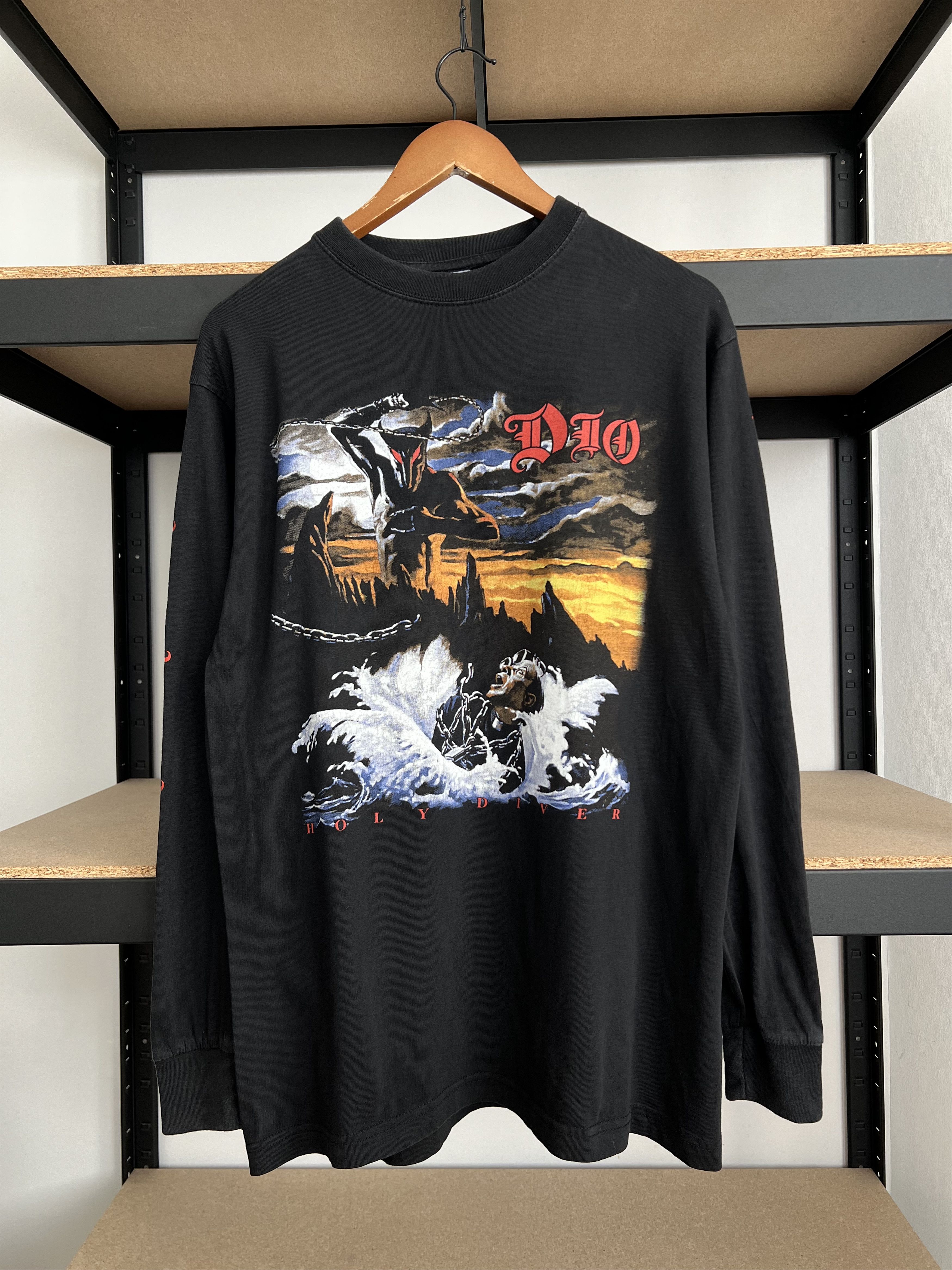 Band Tees Vintage 2005 Dio Holy Diver Tour Black Long Sleeve T-shirt Size US L / EU 52-54 / 3 - 2 Thumbnail