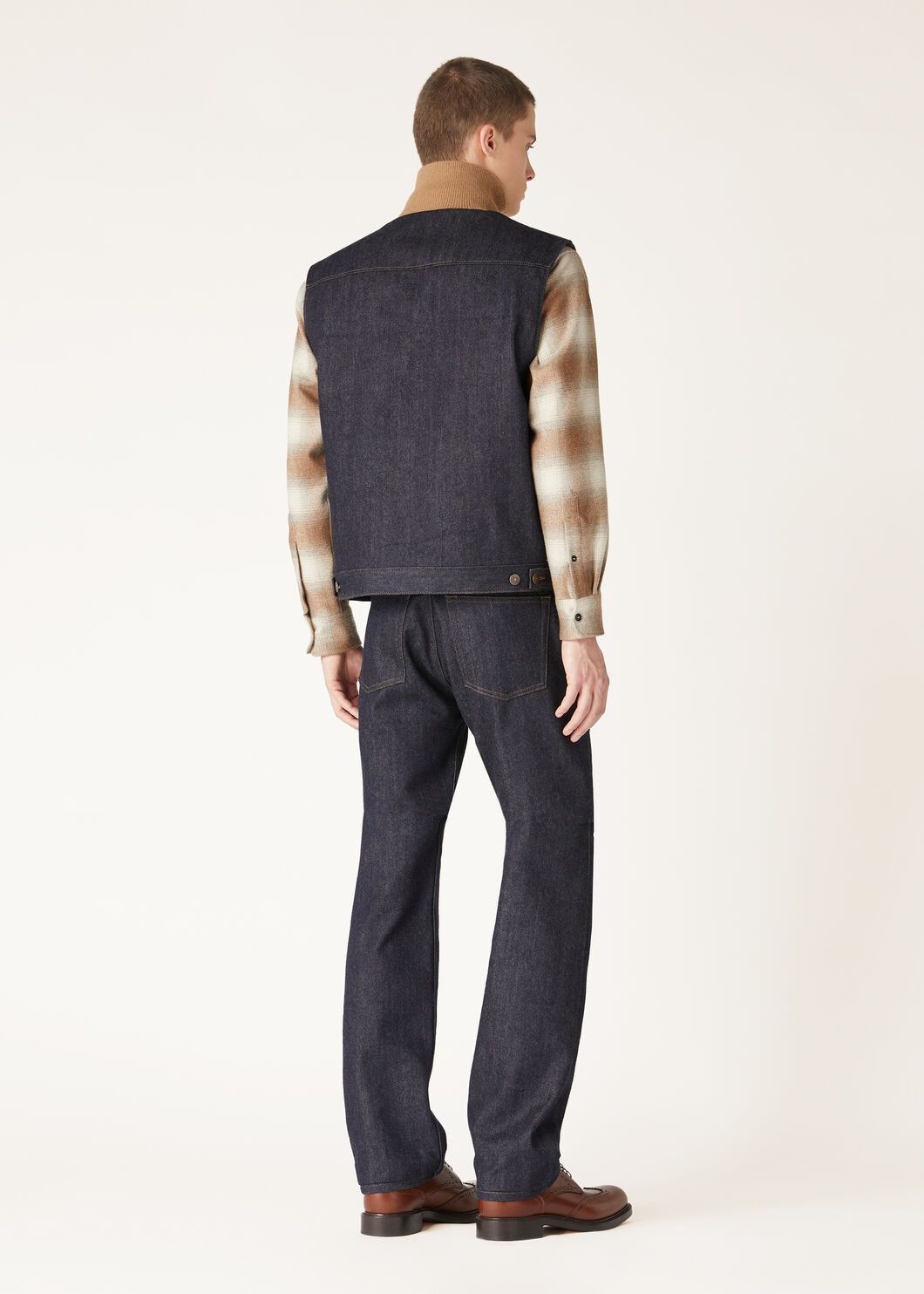 Loro Piana o1w1db10725 FAO4459 Jase Vest in Blue Size US XL / EU 56 / 4 - 5 Thumbnail