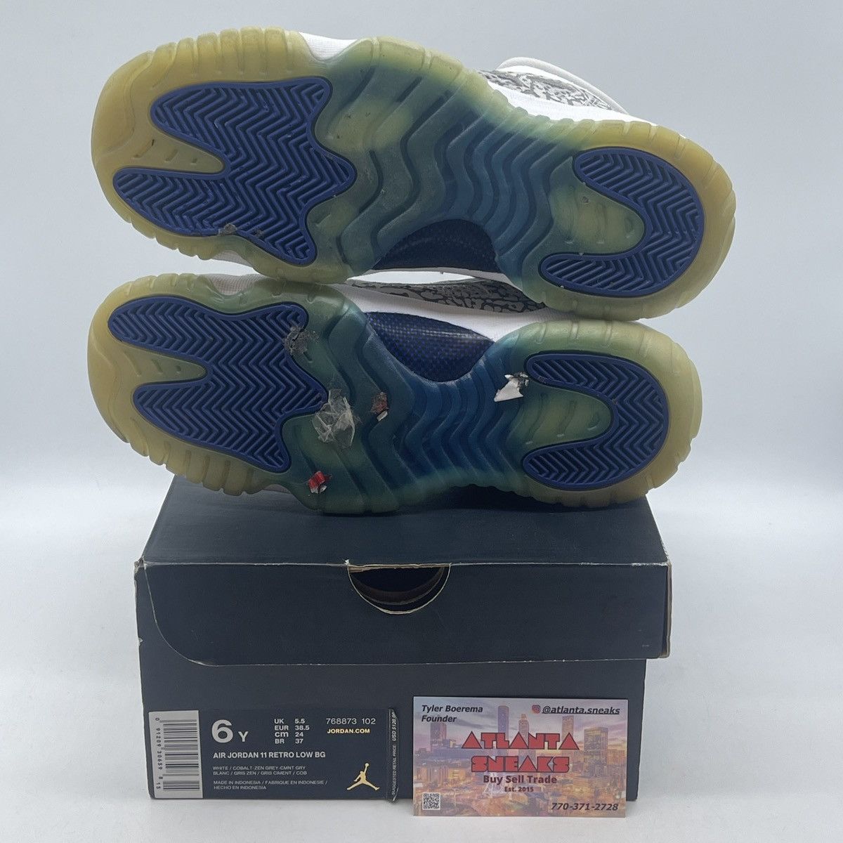 Jordan Brand Air Jordan 11 low cobalt Size US 6 / EU 39 - 7 Thumbnail