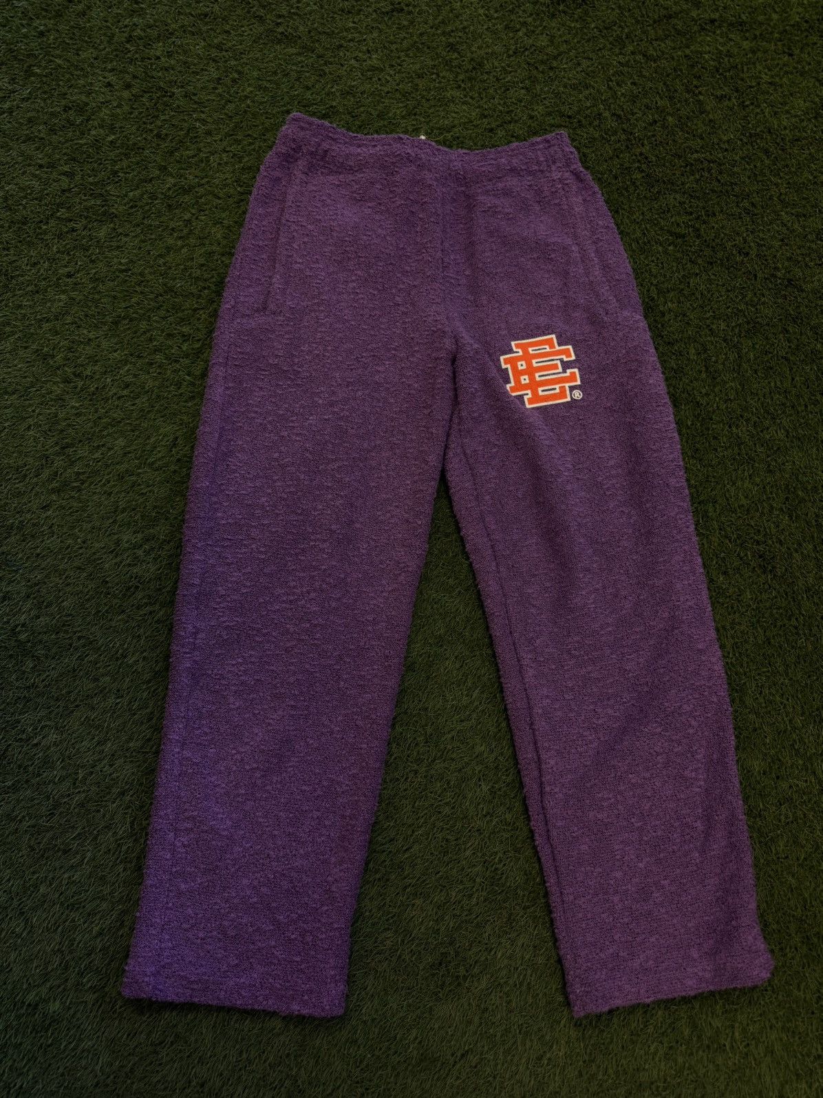 Eric Emanuel Eric Emanuel FW21 Purple Orange Boucle Sweatpants Size (M) Size US 31 - 4 Thumbnail