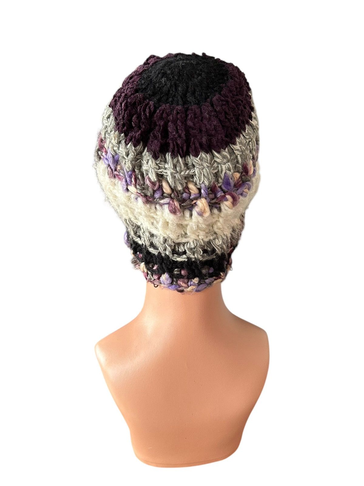 Kapital Crochet Knitted Handmade Hairy Beanie Hats Size ONE SIZE - 5 Thumbnail