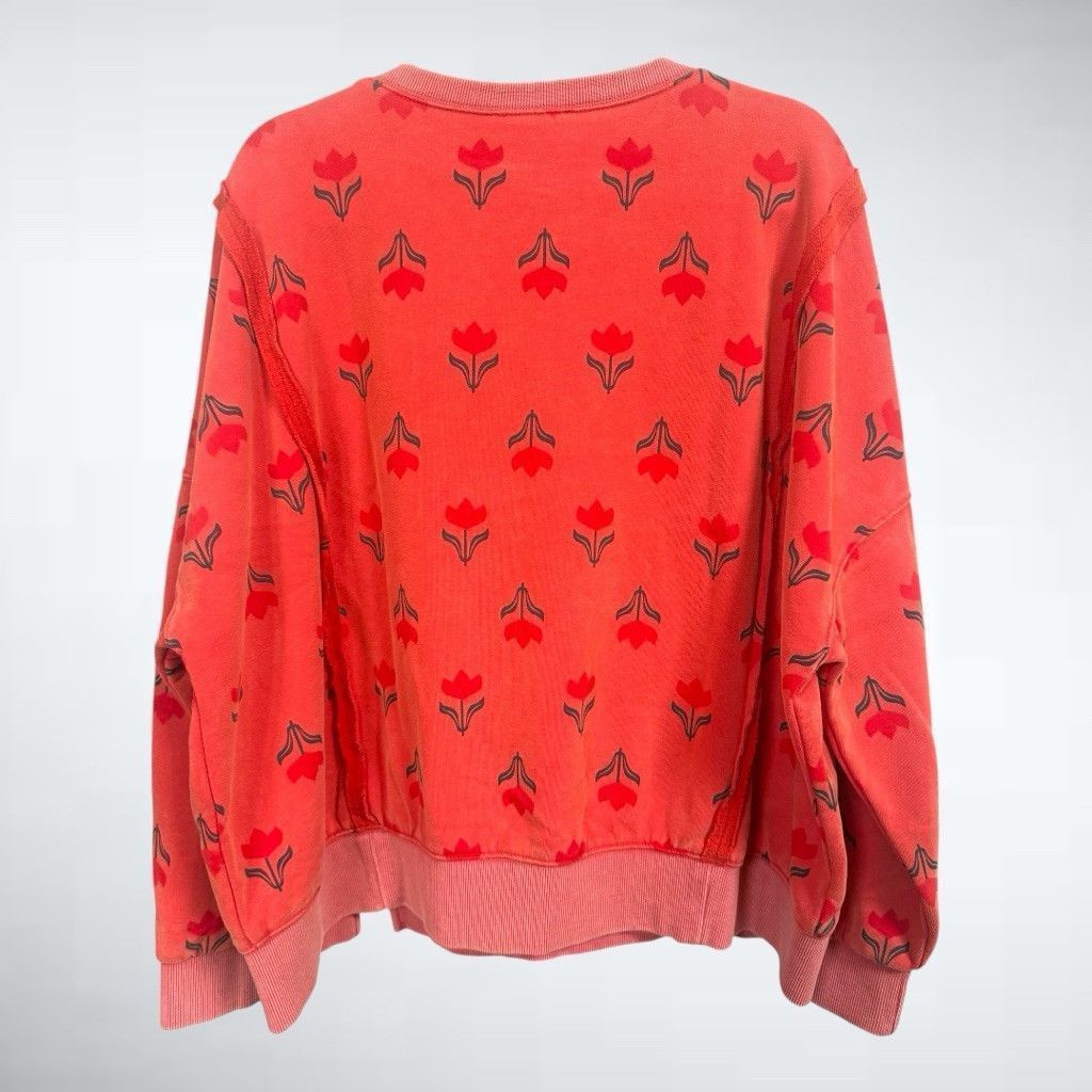Other Easel Vintage Floral Print Sweatshirt in Boho Red Size S Size S / US 4 / IT 40 - 4 Thumbnail