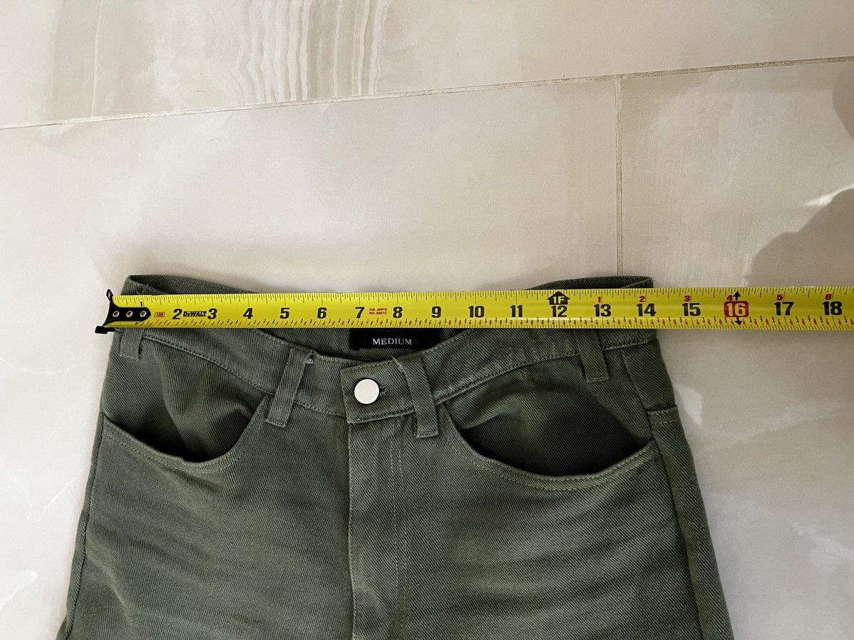 Lac Demure Ruben Kone Flared Cargo Pants Olive Medium Lac Demure Size US 29 - 6 Thumbnail
