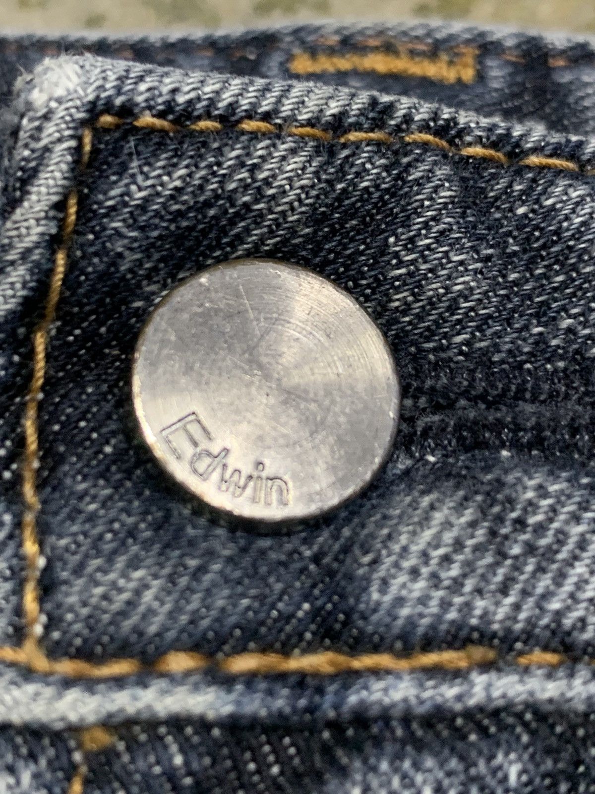 Edwin × Japanese Brand × Vintage Vintage Edwin Clawmark Fade Distressed Jean Size US 29 - 10 Thumbnail