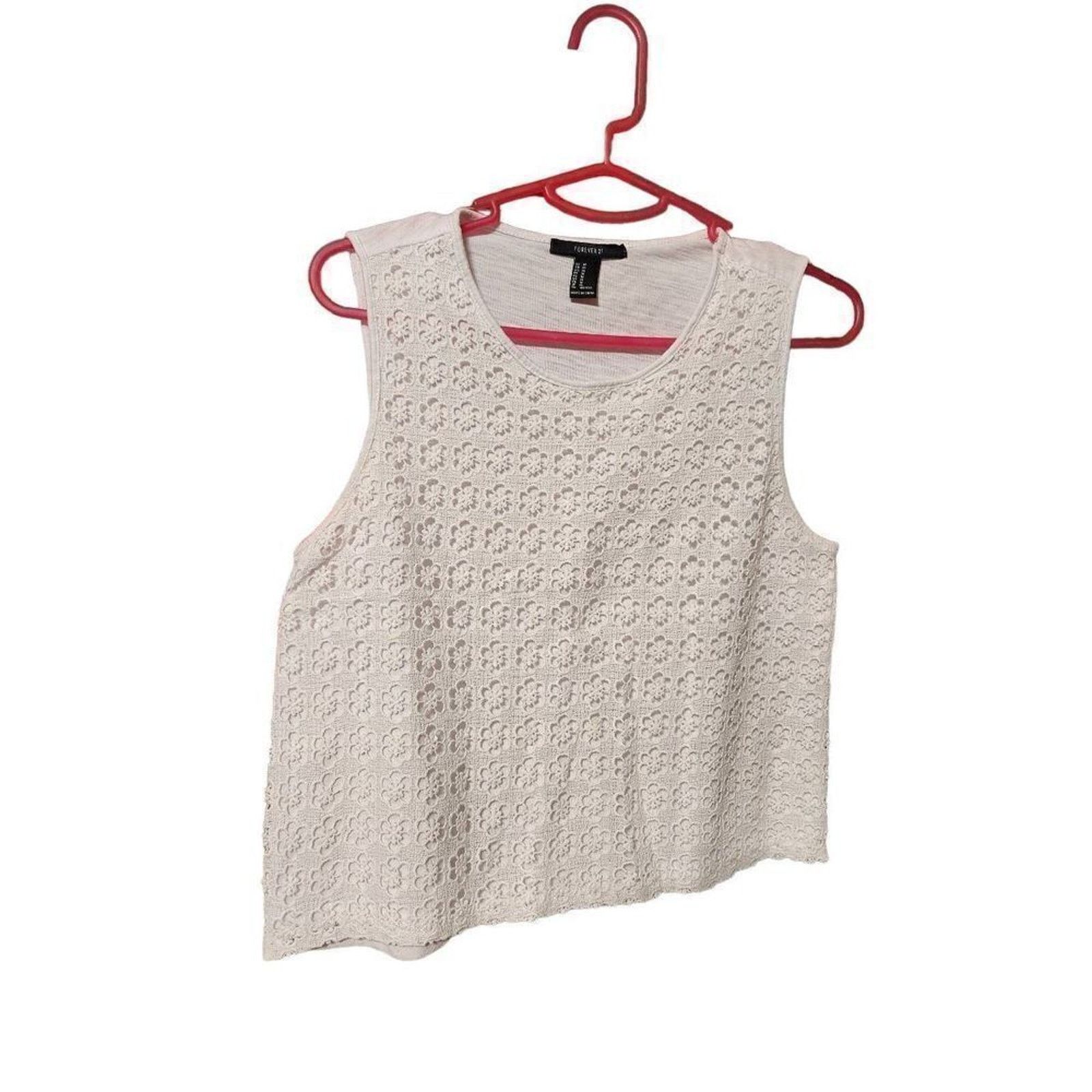 Forever 21 Forever 21 M white blouse Size M / US 6-8 / IT 42-44 - 4 Thumbnail