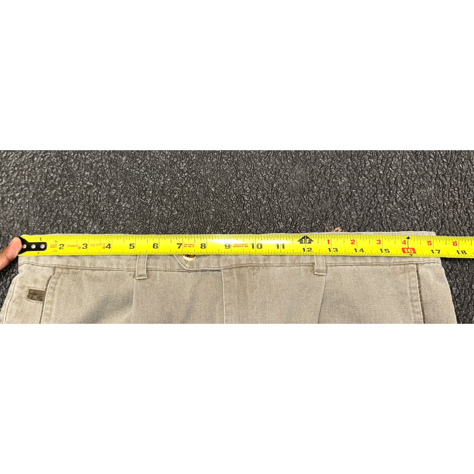 Vintage Alphorn Mens Gray Cotton Zip Fly Casual Pants Size 34 X 33 Pants Regular Men Gray 34 Inseam 33 X 34 Short? Size US 34 / EU 50 - 7 Thumbnail