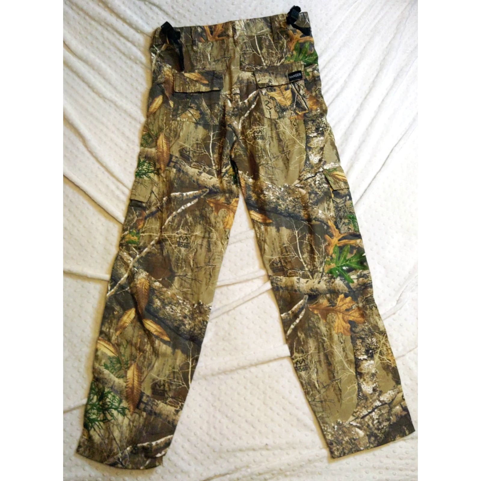 Vintage Ranger Camo Cargo Pants Mens M Realtree Camouflage Cargo Pants 90s Outdoor Hunting USA Nature Belt Loops Pockets Size US 31 - 5 Thumbnail