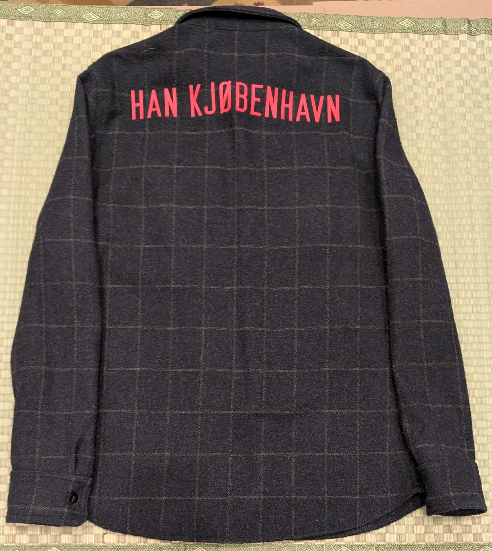 Han Kjobenhavn Han Kjobenhavn Garden Shirt Plaid Wool Blend Size US L / EU 52-54 / 3 - 1 Thumbnail