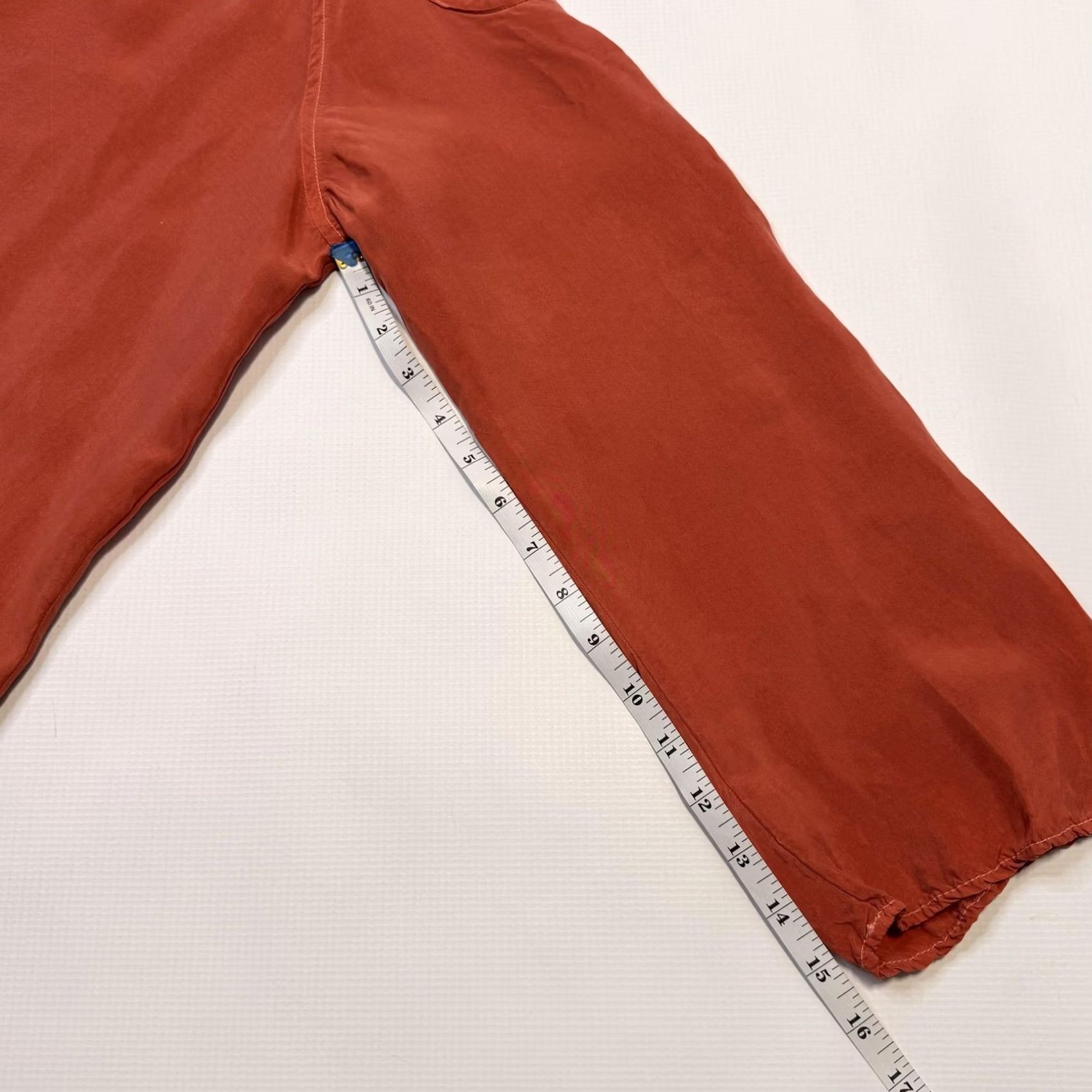 Hard Tail Hard Tail Womens Shirt Small Rust Orange Cold Shoulder Long Sleeve Blouse Tourniquet Size S / US 4 / IT 40 - 7 Thumbnail