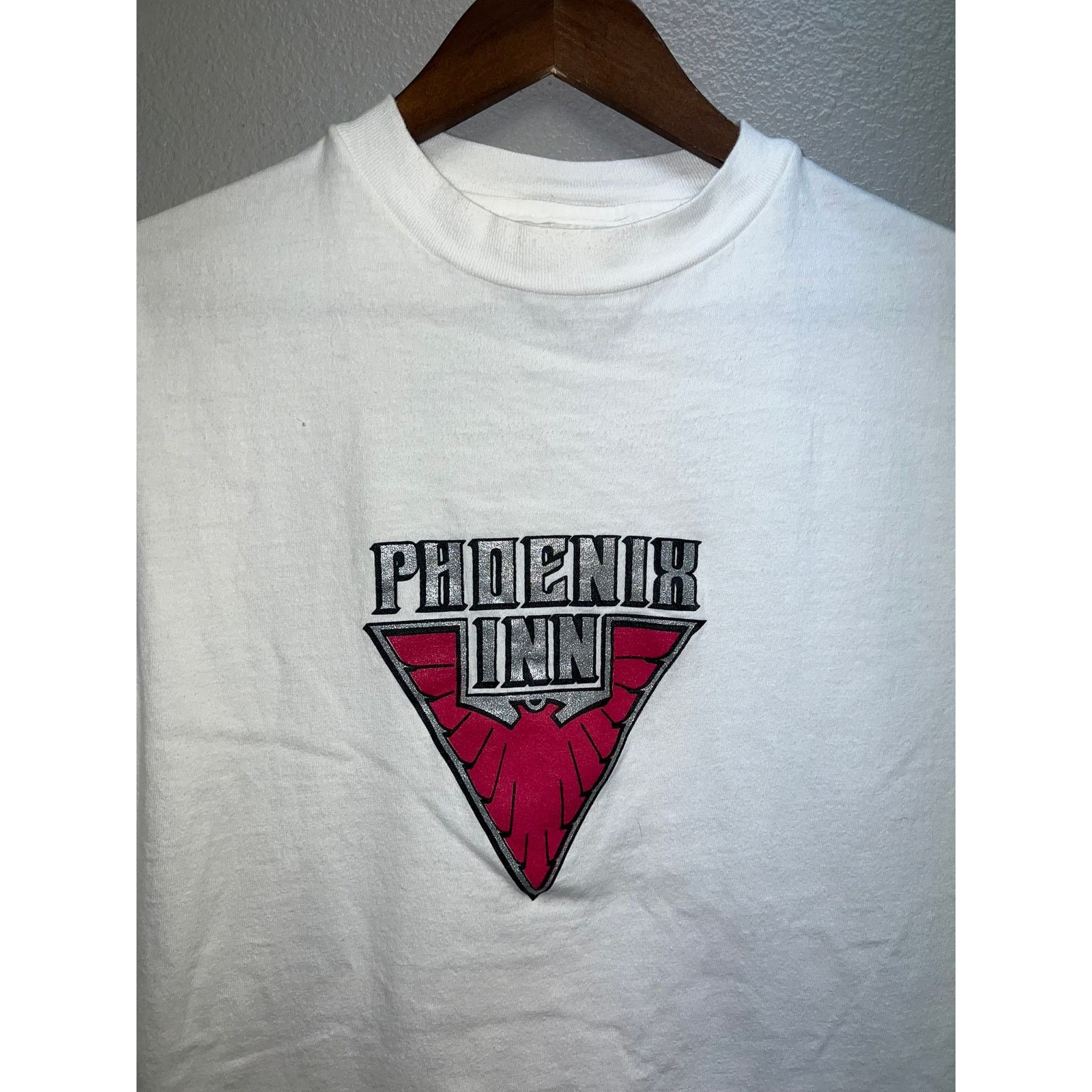 Hanes Vintage Phoenix Inn Shirt Hanes USA Made 90s White Tee XL Size US XL / EU 56 / 4 - 2 Thumbnail