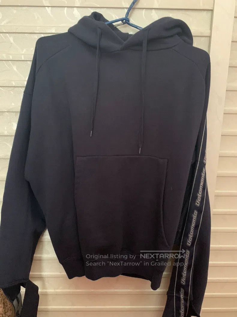 Vetements Vetements Navy Blue Ribbon Hoodie Size US XS / EU 42 / 0 - 1 Thumbnail