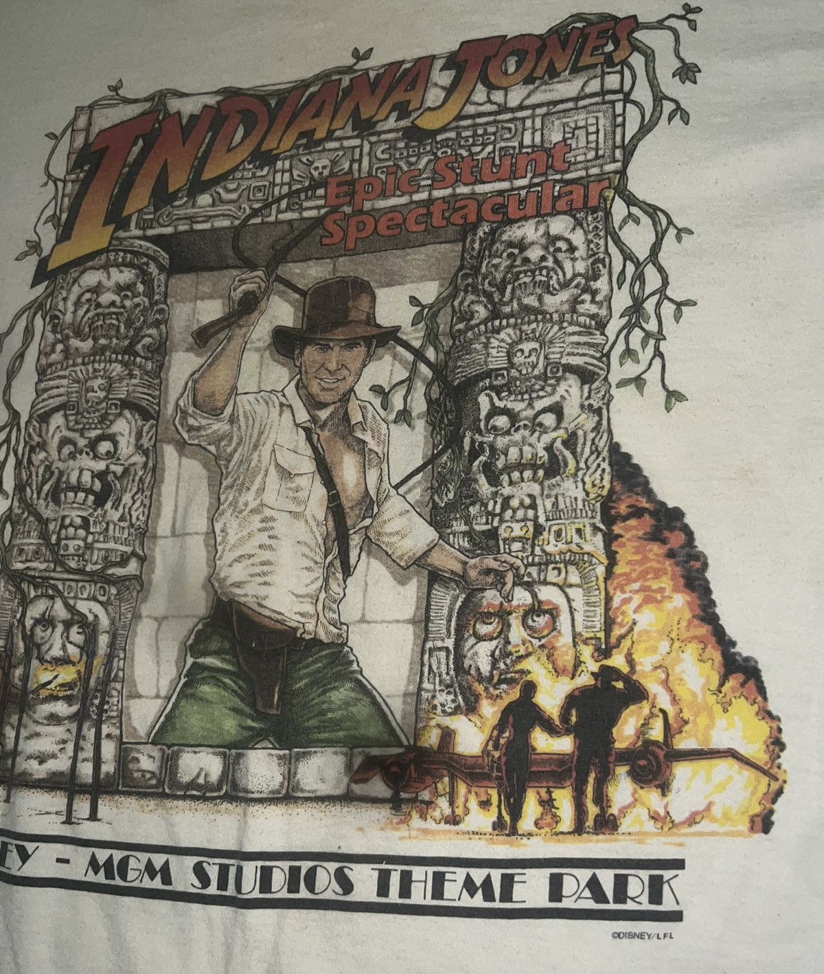 Disney Vintage Disney Indiana Jones Spectacular Shirt size Large XL Size US XL / EU 56 / 4 - 2 Thumbnail